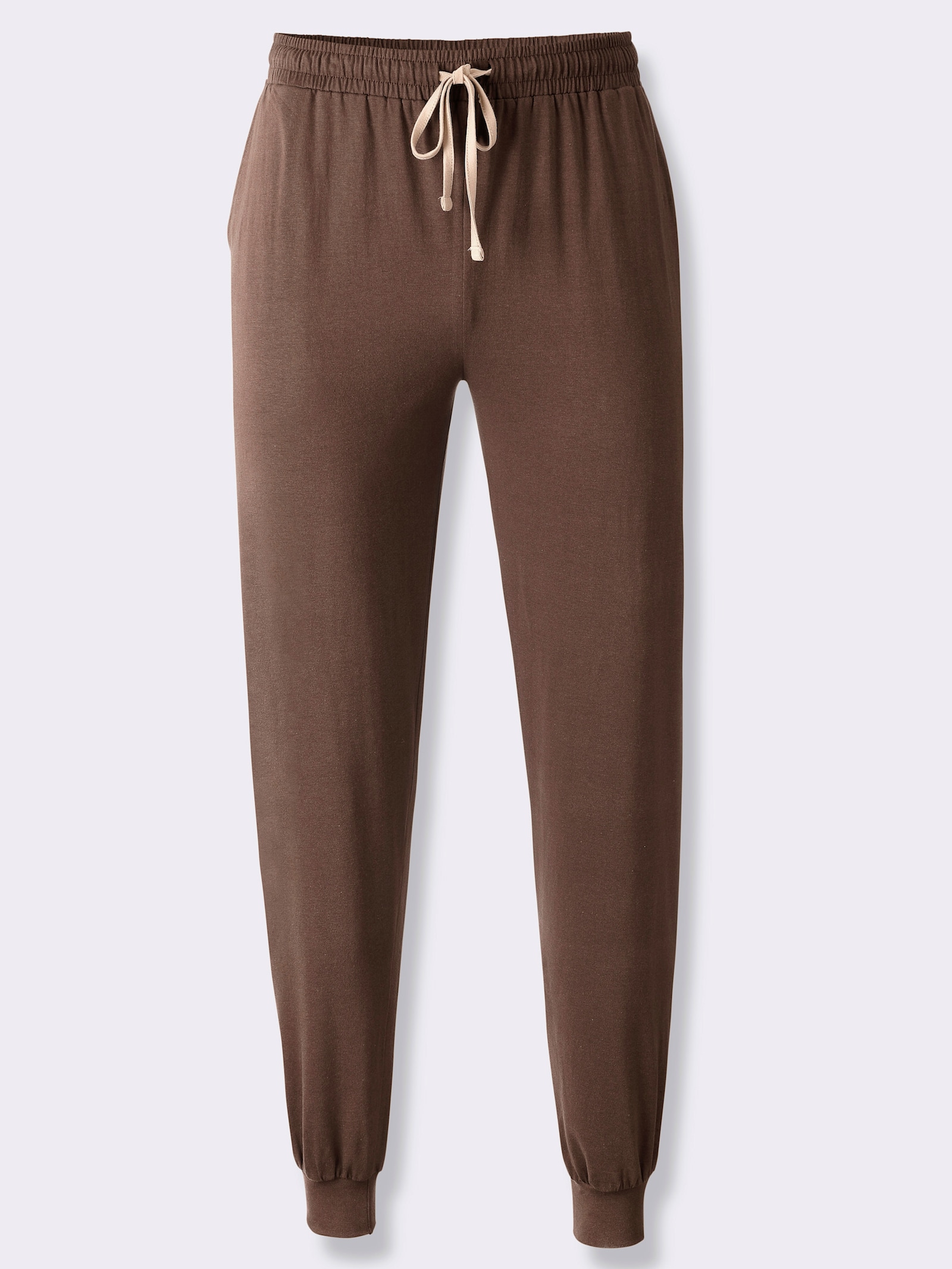 wäschepur men Broek, lang - chocolade