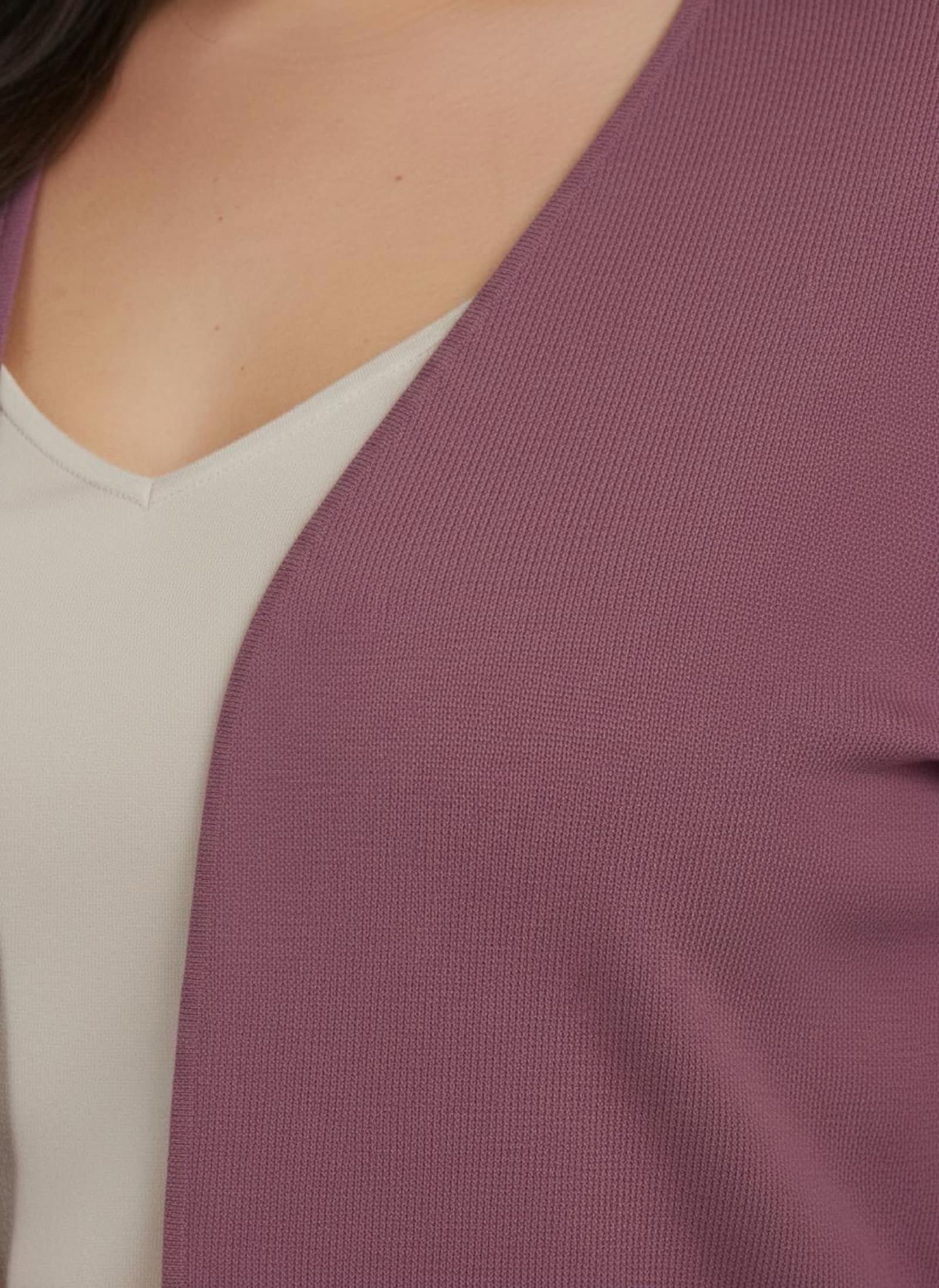 Bolero Feinstrick-Qualität, verschlusslos - beere