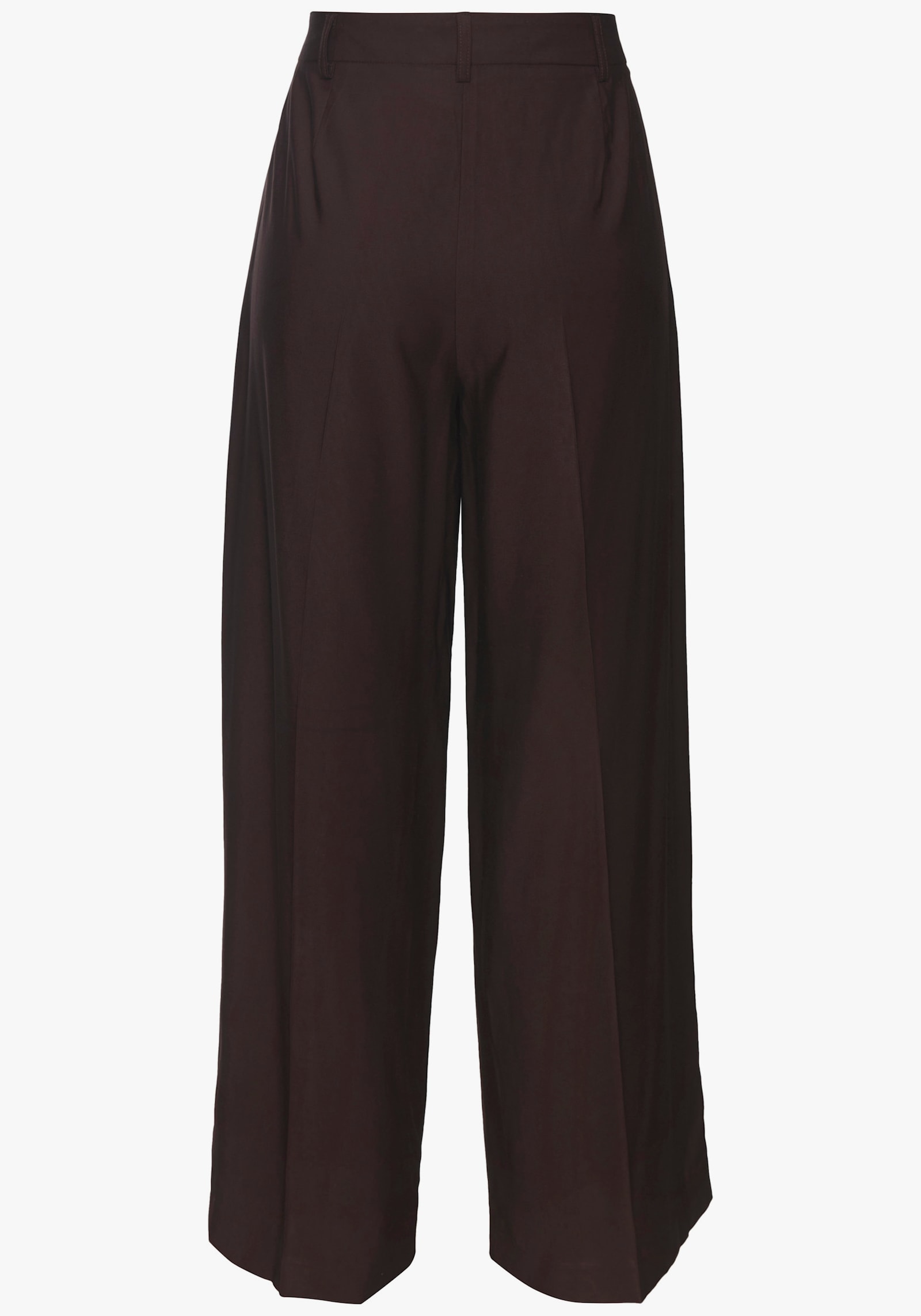 French Connection Bundfaltenhose - dunkelbraun