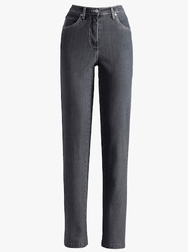 5-Pocket-Jeans mit Baumwoll-Stretch - anthrazit-denim