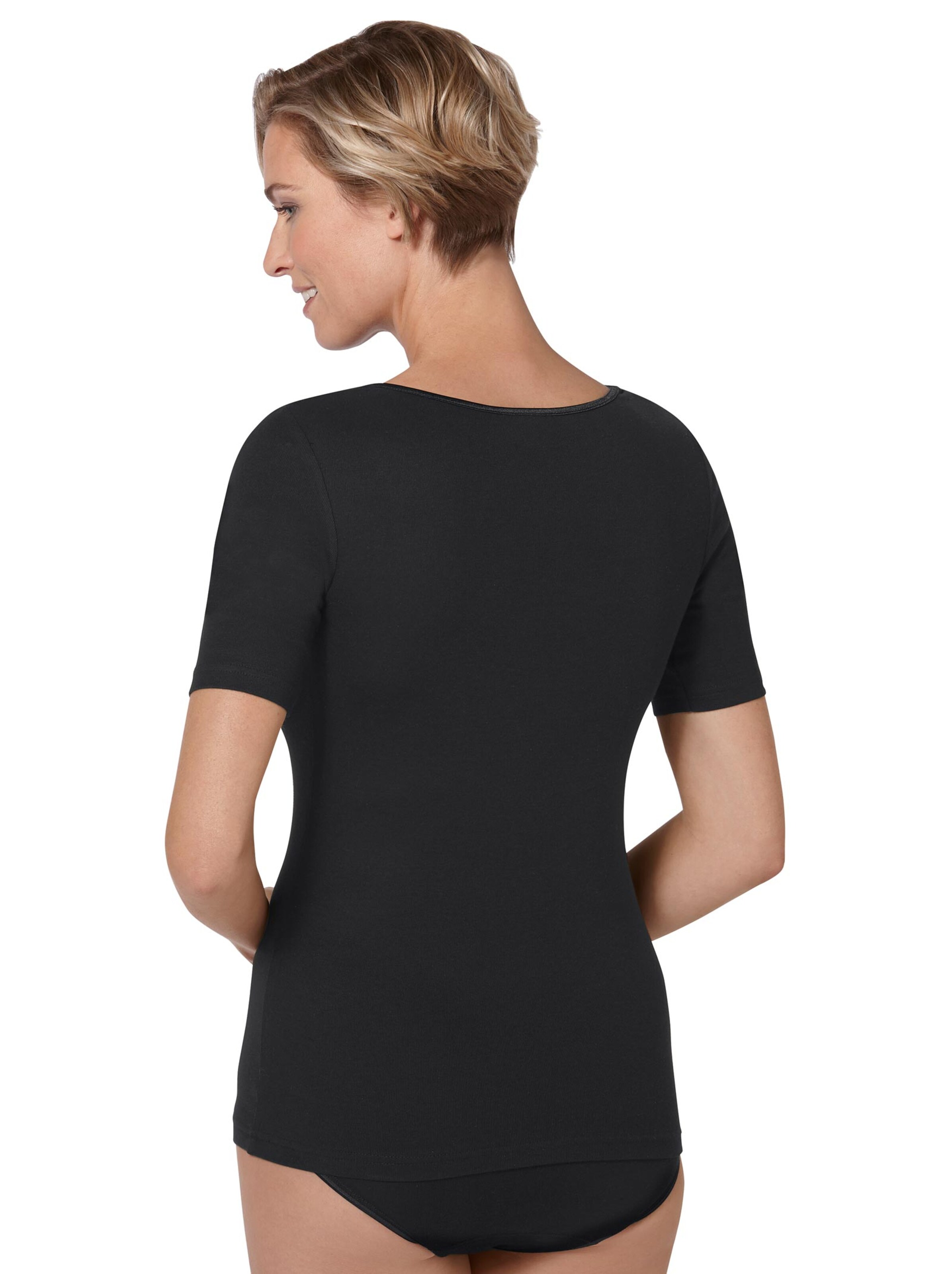 wäschepur Blazershirt - schwarz