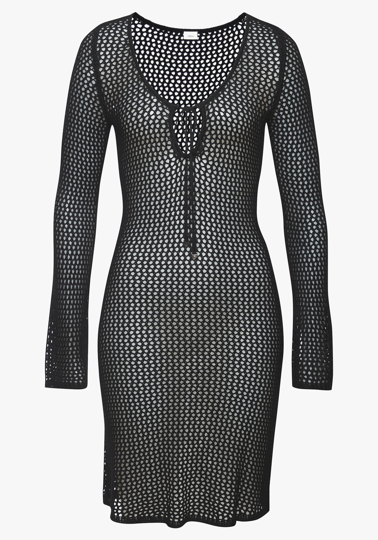 LASCANA Tricot jurk - zwart