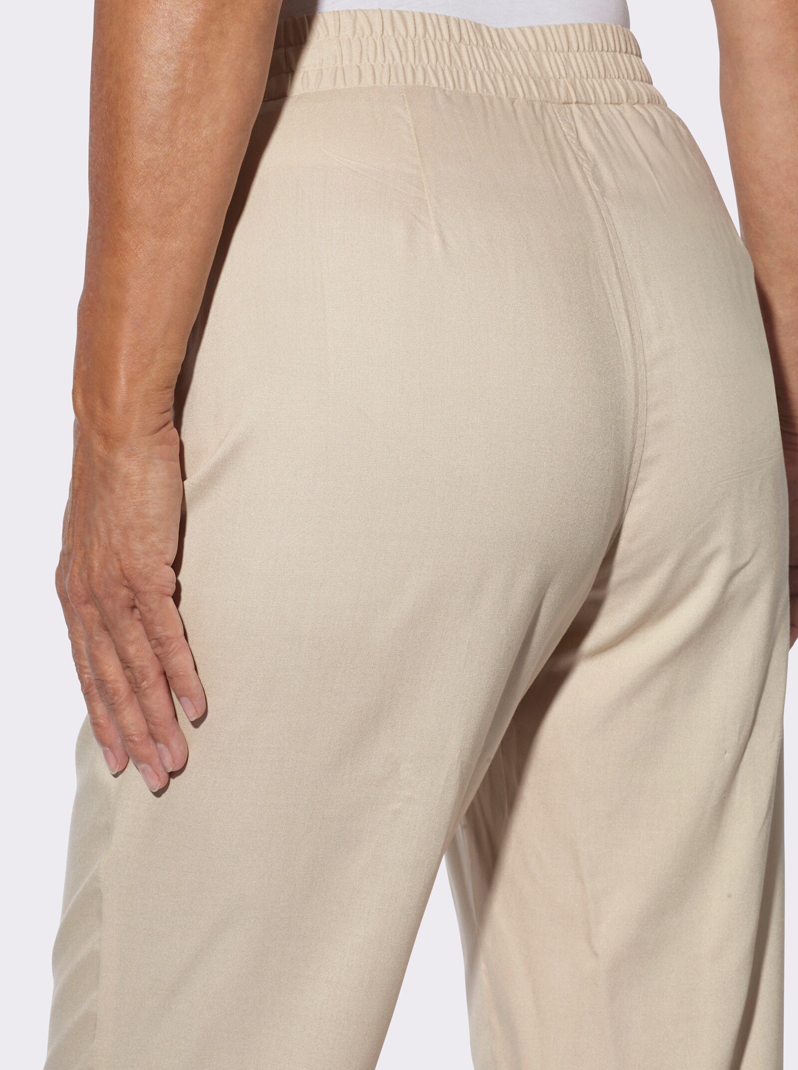 Schlupfhose mit Taschen - sand