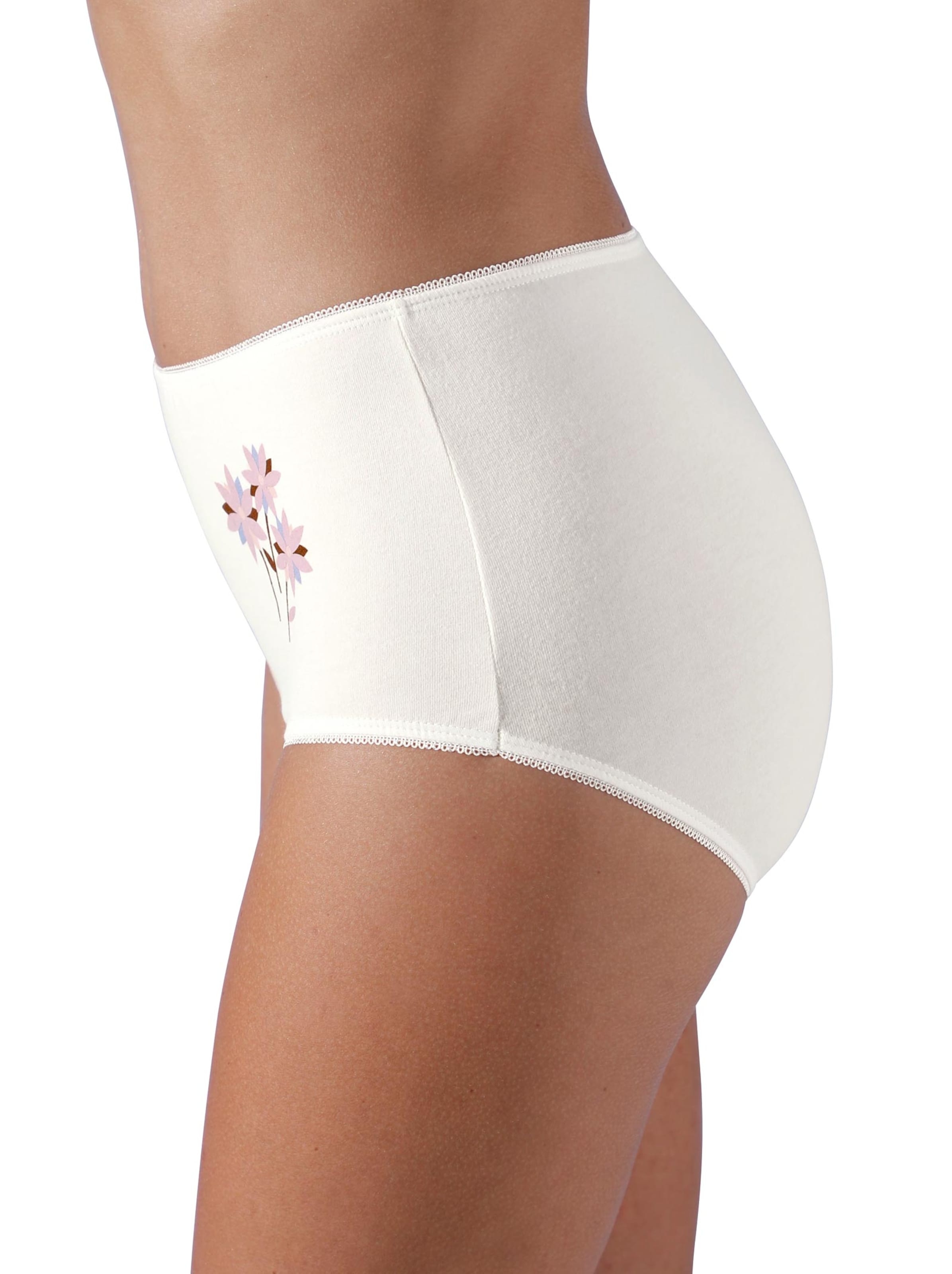 wäschepur Taillenslip - weiß-bedruckt