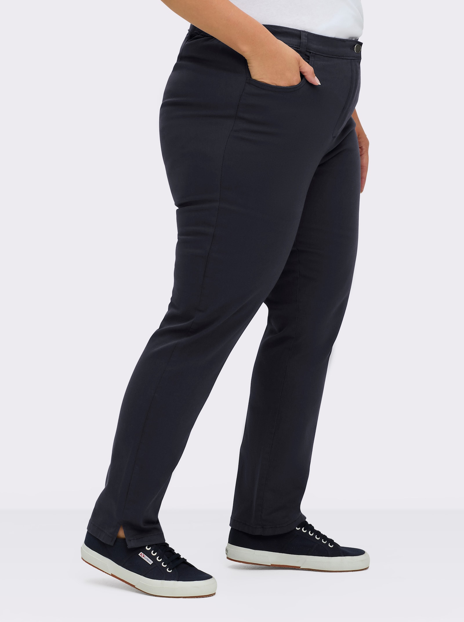 Jeans mit Stretch-Anteil - marine