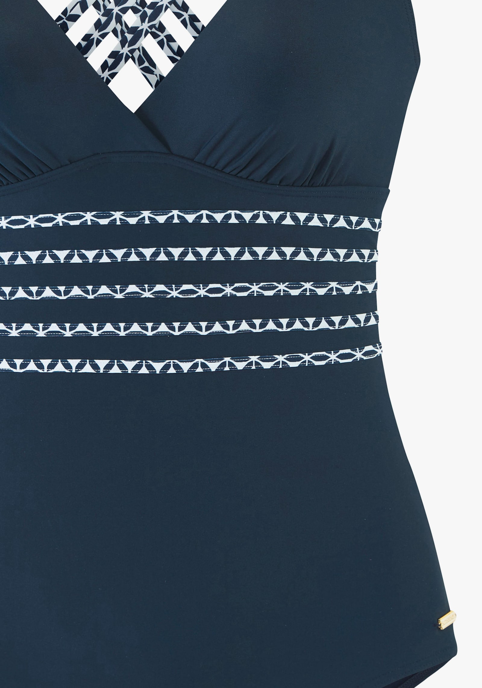 Sunseeker Badeanzug - marine bedruckt