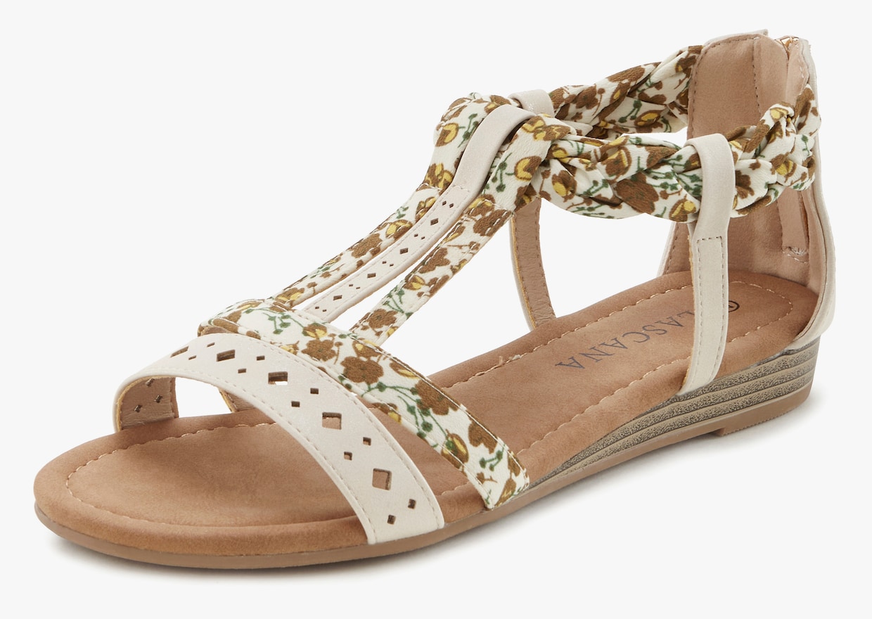 LASCANA sandalen - beige