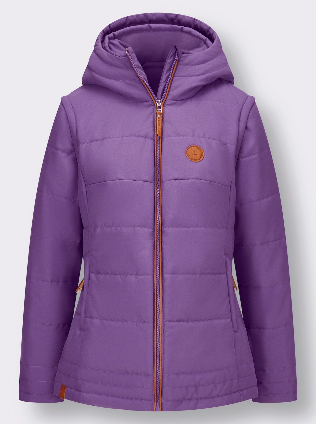 2-in-1-Jacke - lila