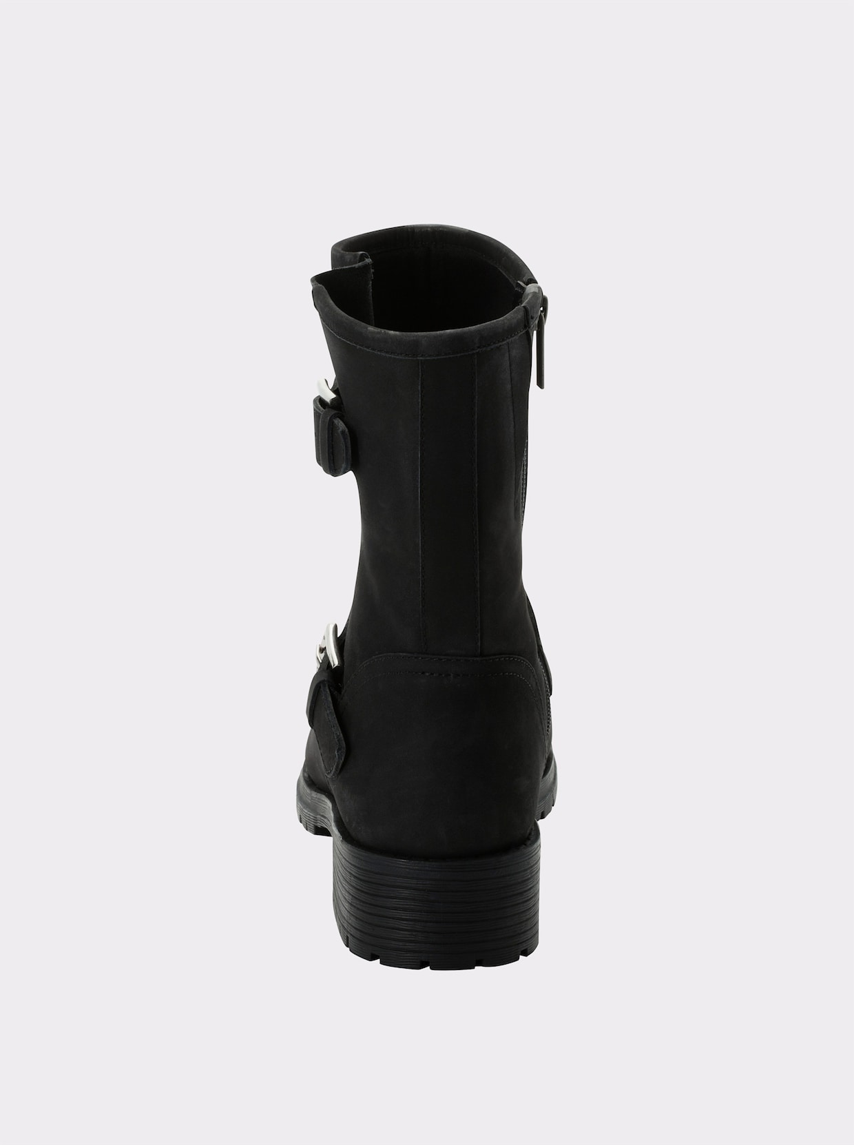 sheego Bikerboots - schwarz