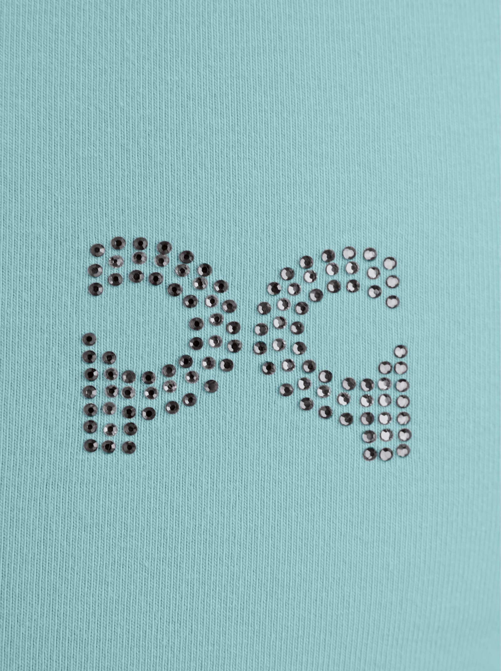 CREATION L PREMIUM Shirt met ronde hals en glitterapplicatie - mint