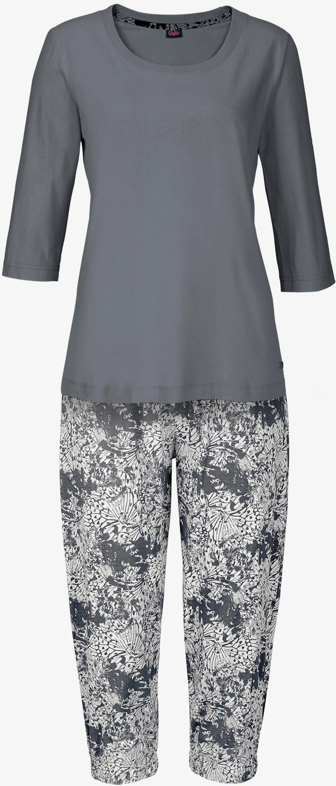 Buffalo Capri-Pyjama - anthrazit