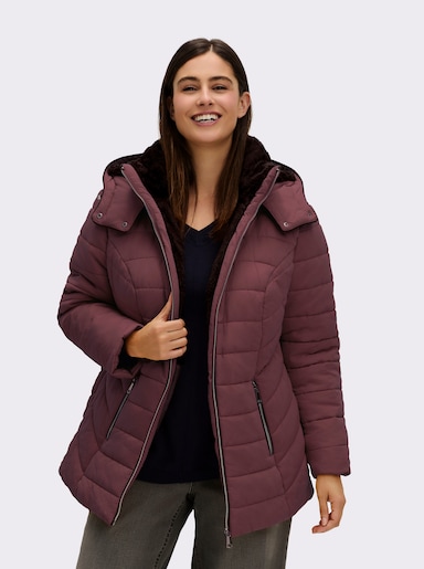 Steppjacke - burgund