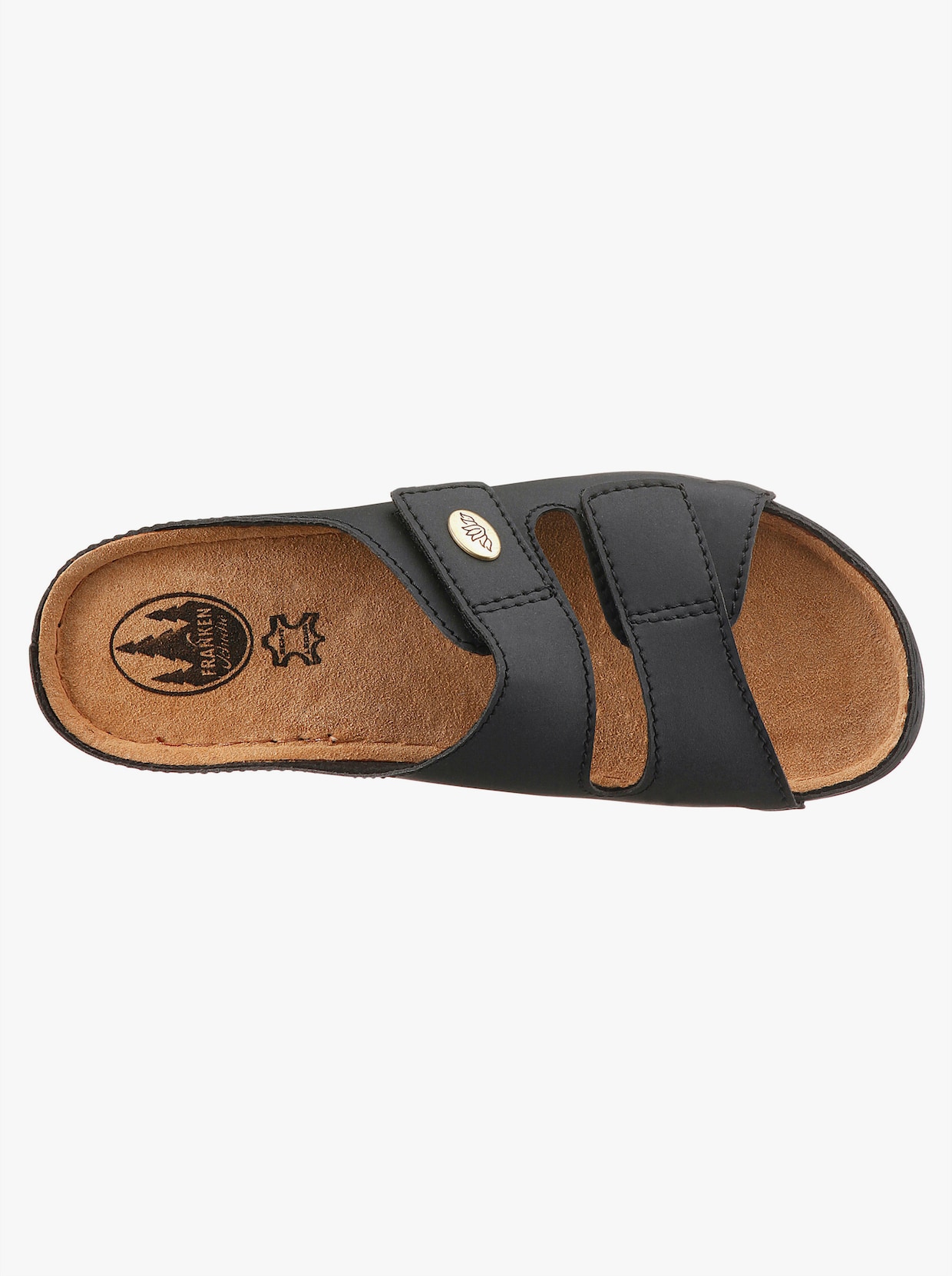 Franken Schuhe Slippers - zwart