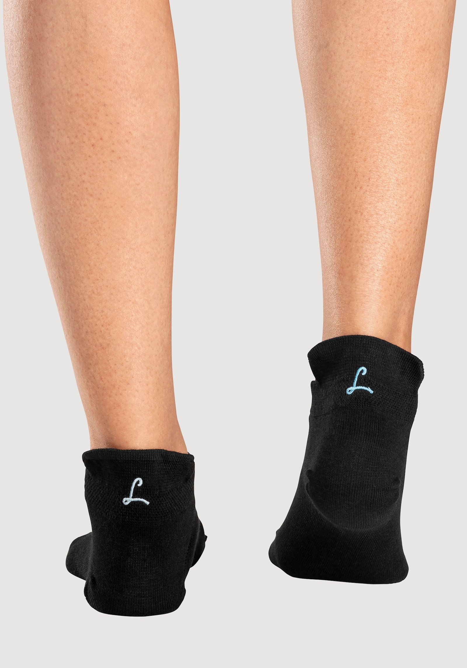 LASCANA Sneakersokken - 7x zwart