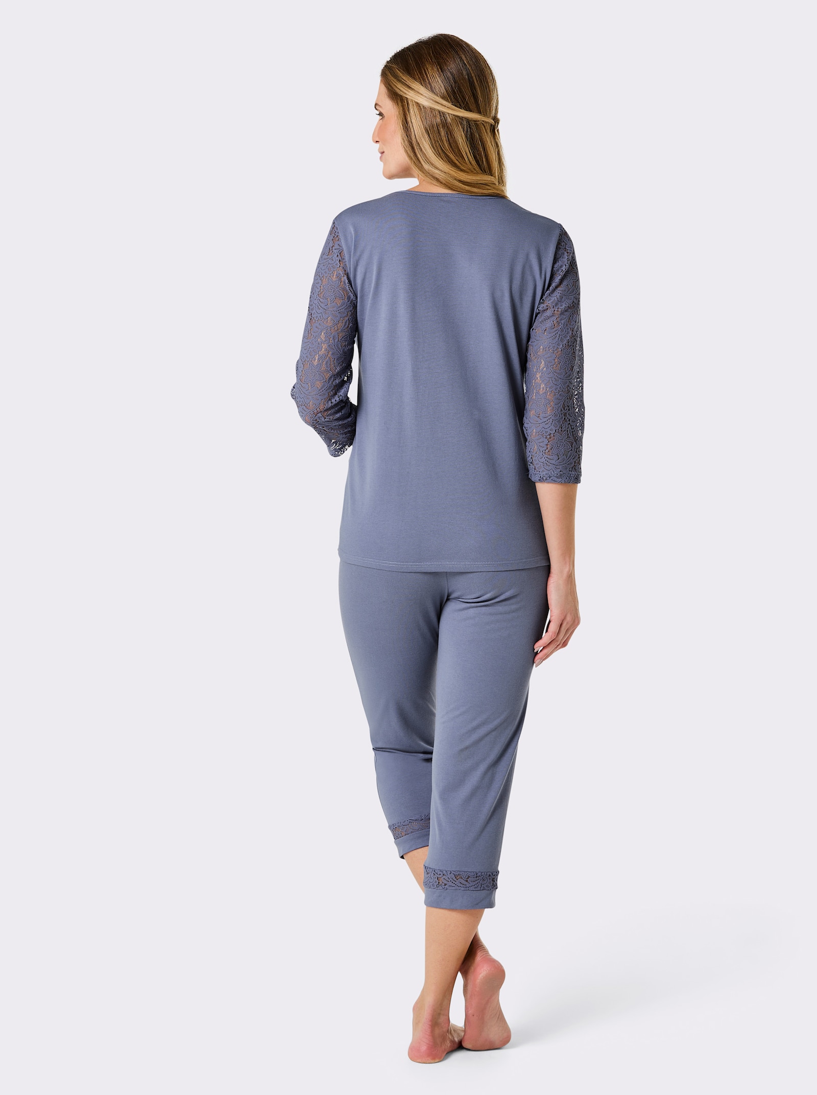 wäschepur Pyjama - duivenblauw