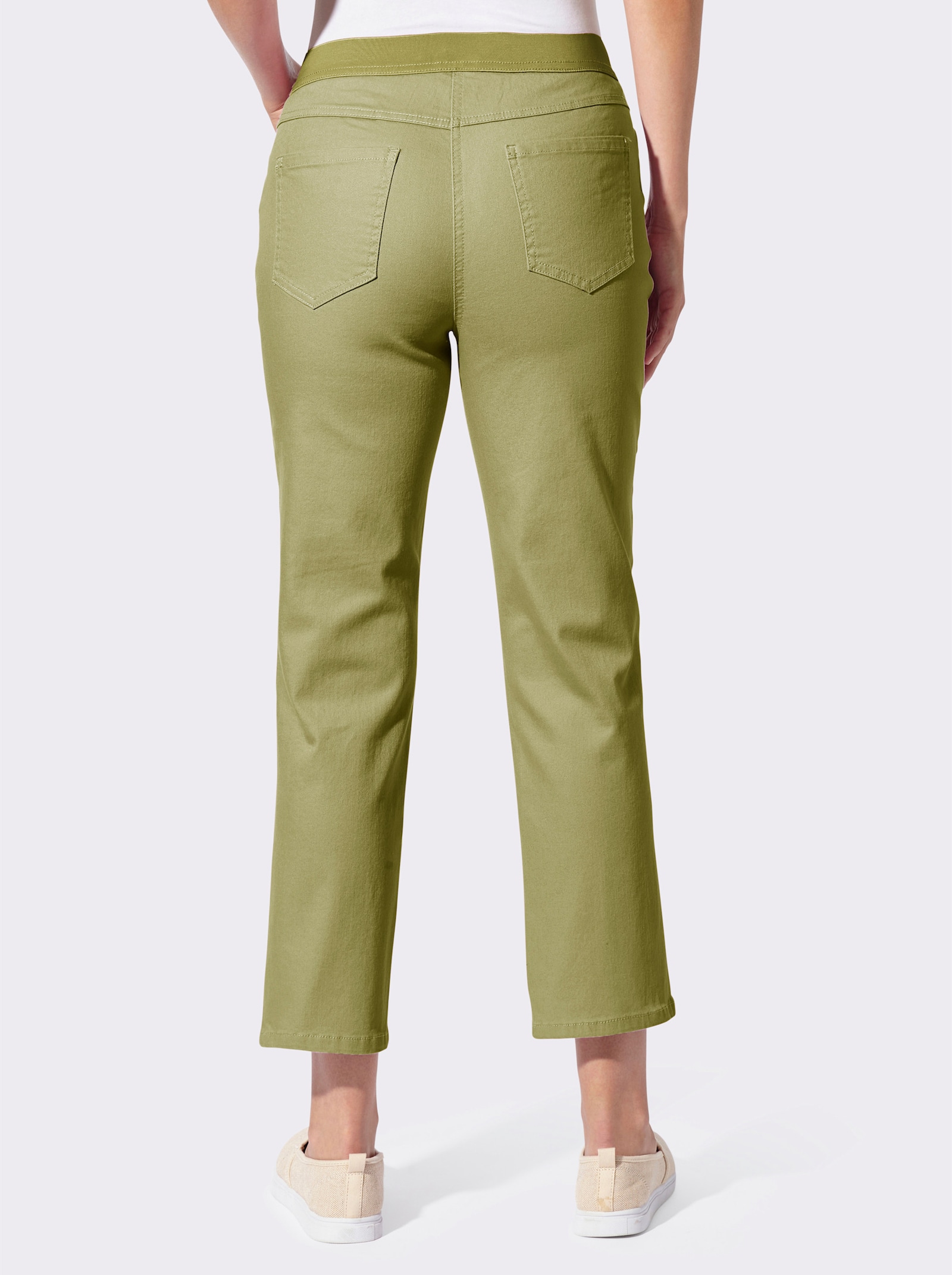 7/8-Hose in 5-Pocket-Form - schilf