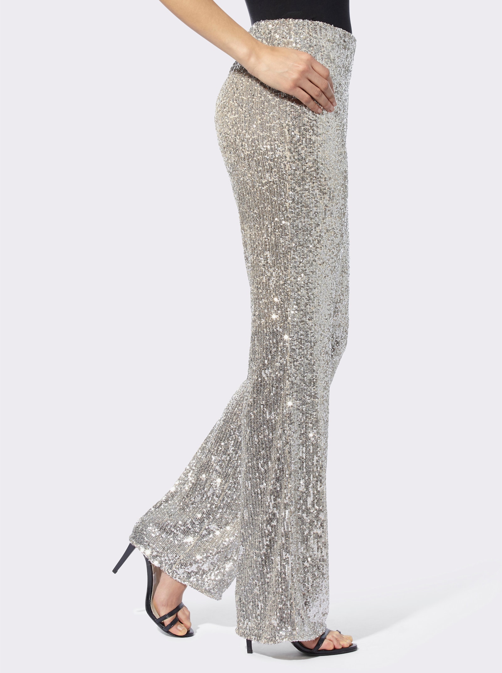 heine Hose in leicht ausgestellter Form - elfenbein