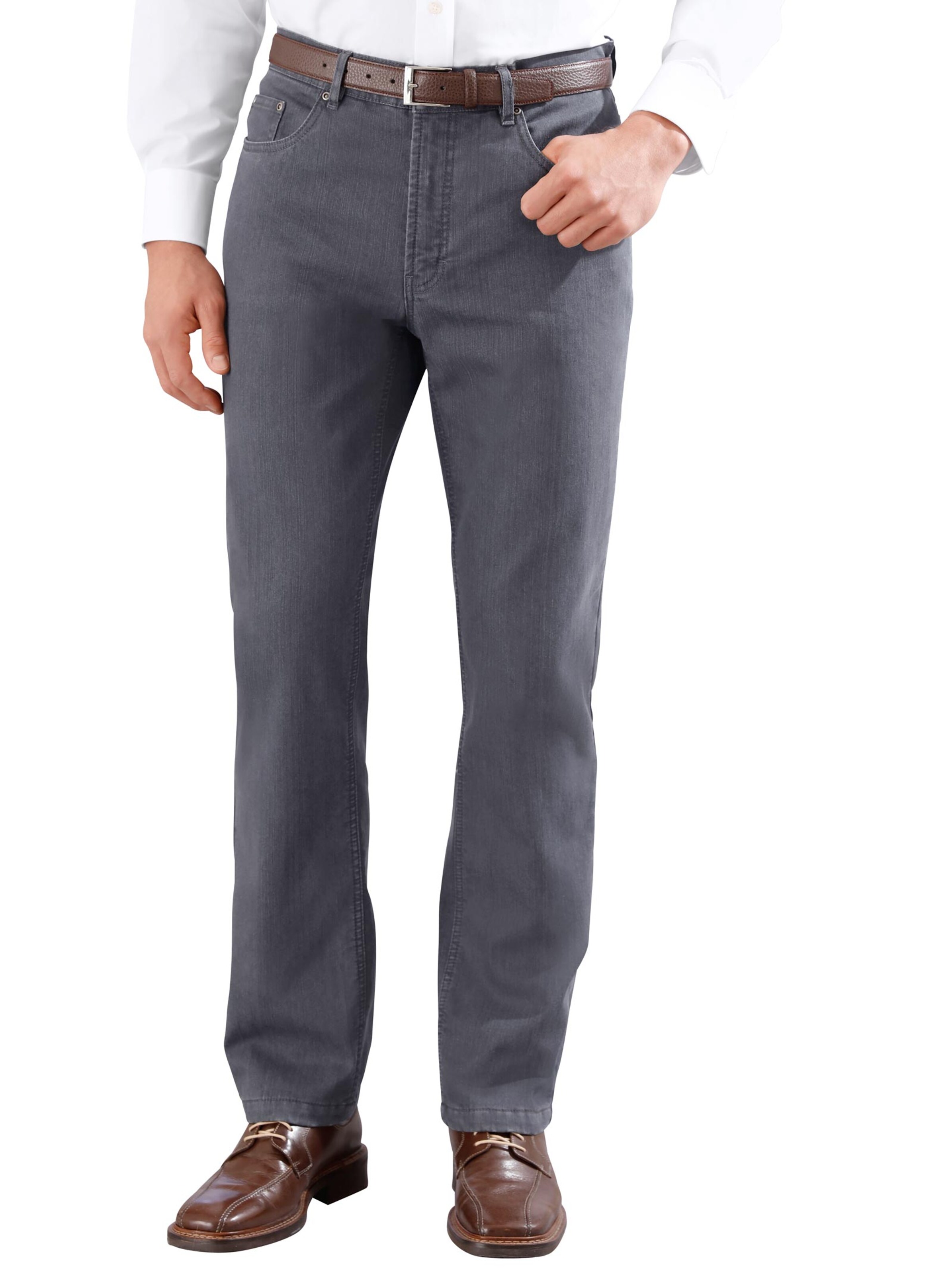 Thermo-Jeans - grey-denim