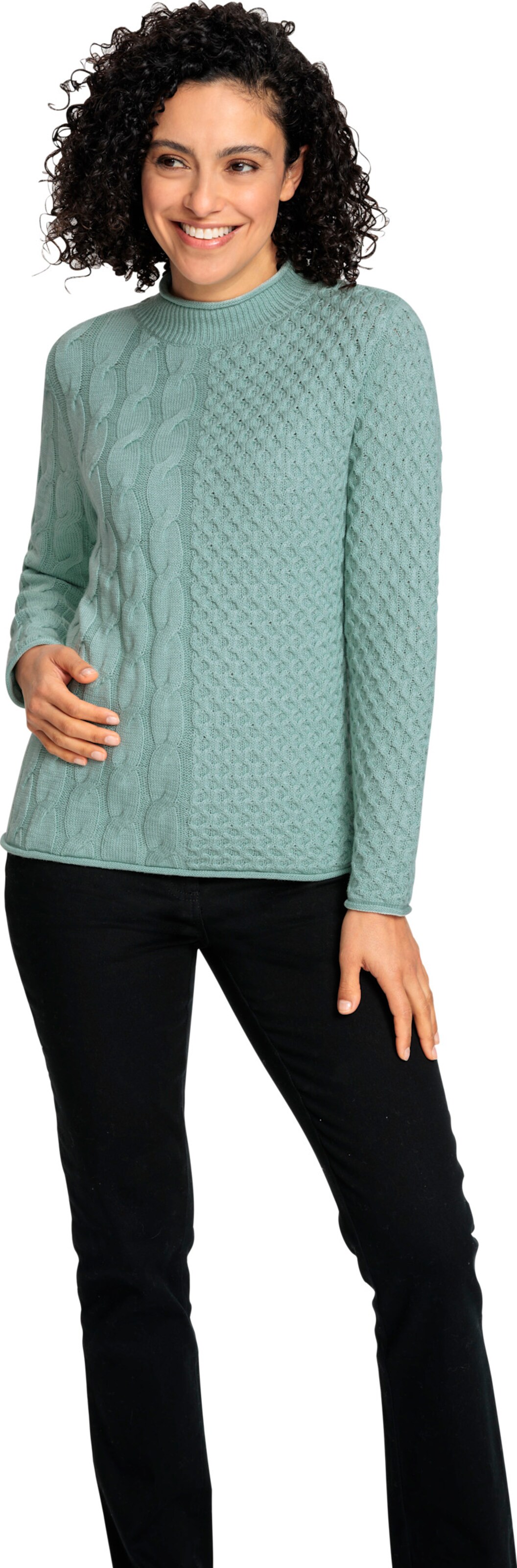 Thumbnail - Stehkragenpullover