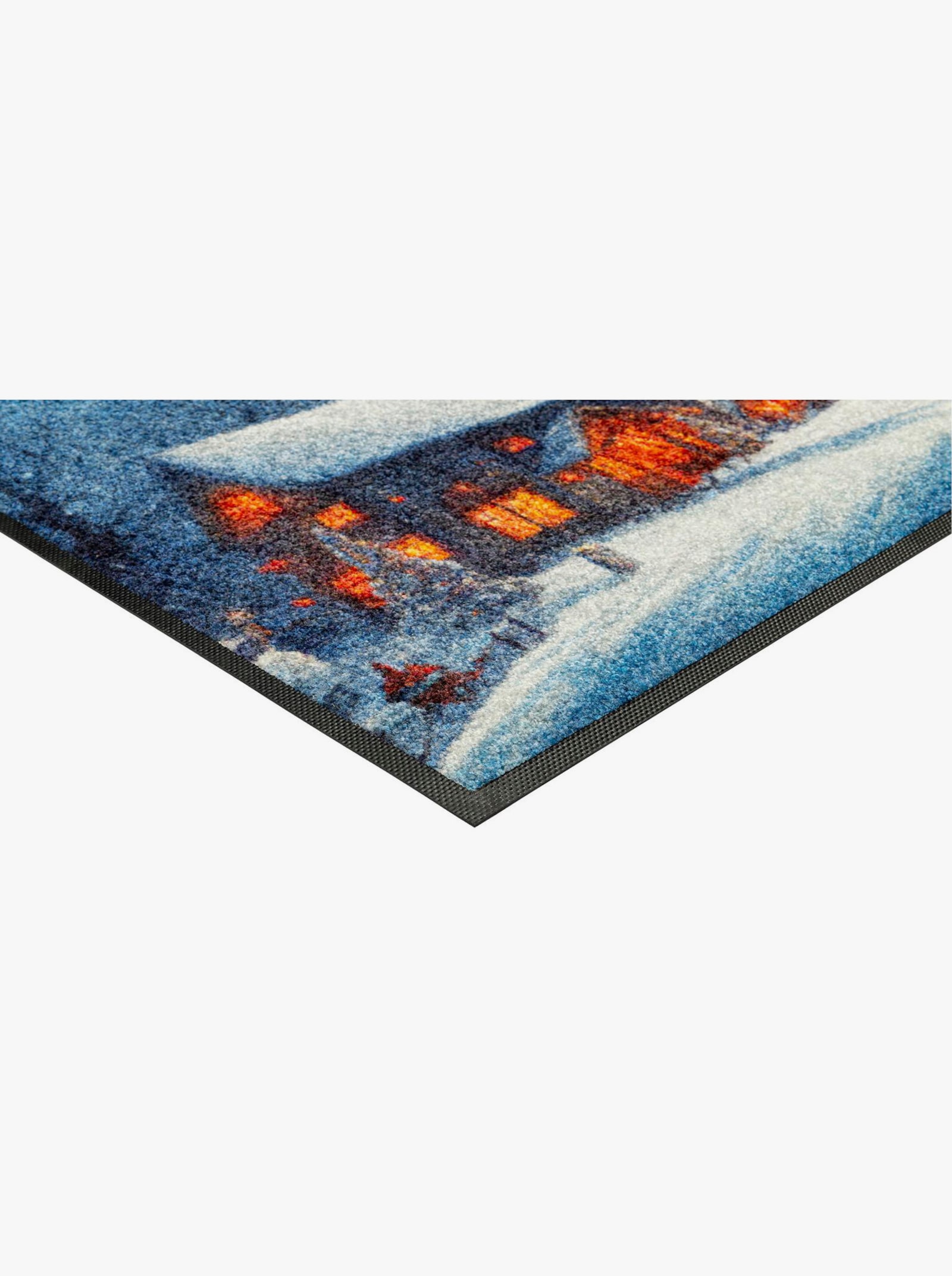 wash+dry by Kleen-Tex Fußmatte - blau-bedruckt