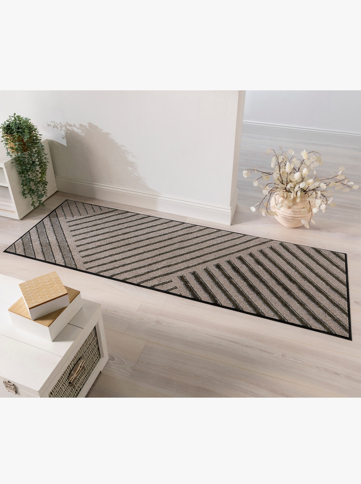 wash+dry by Kleen-Tex Voetmat - grijs