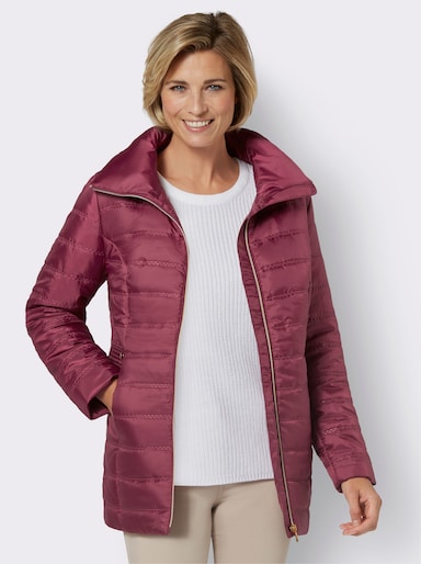 Steppjacke - bordeaux