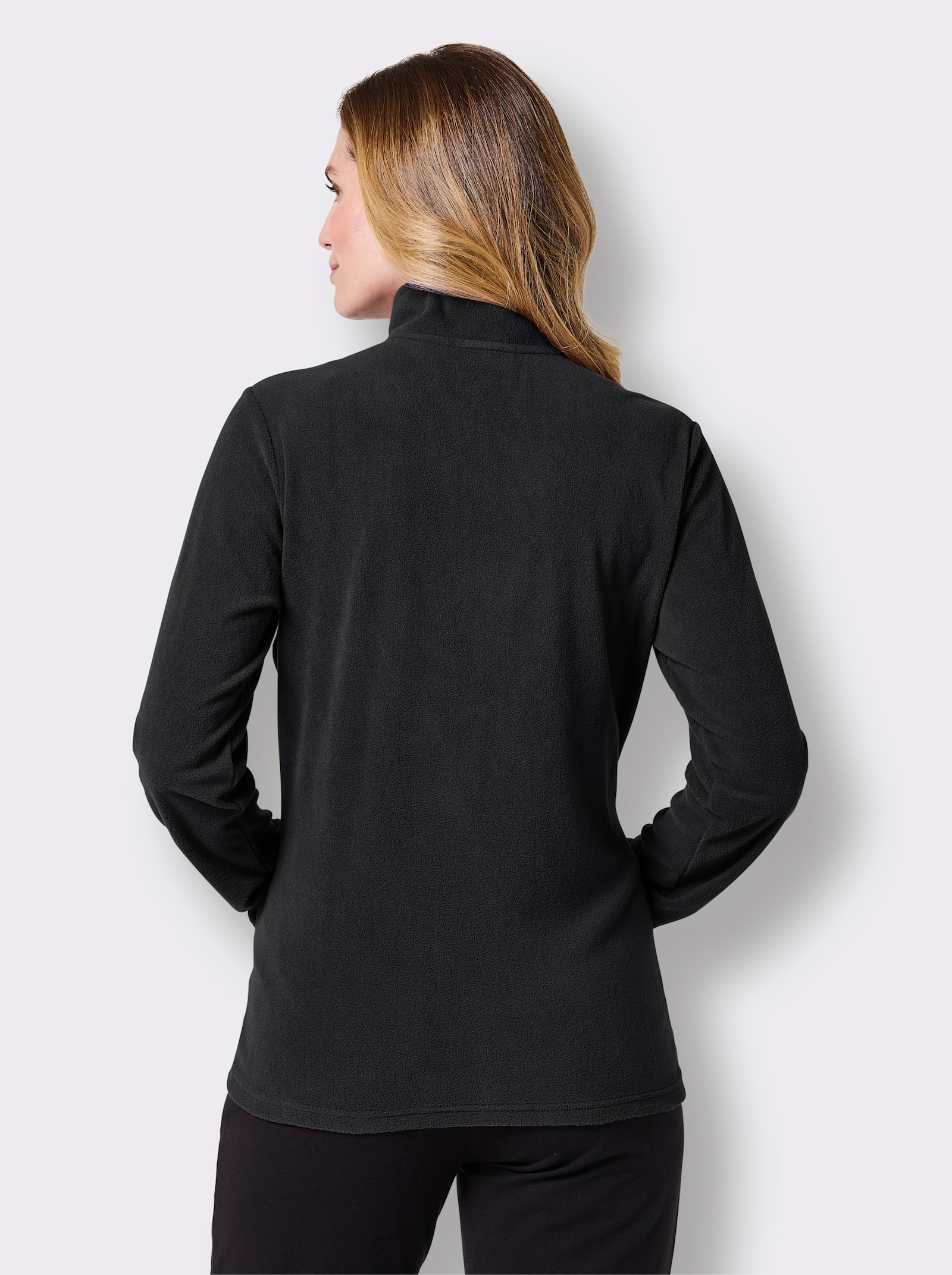 Catamaran Sports Fleeceshirt mit 2 Leistentaschen - schwarz