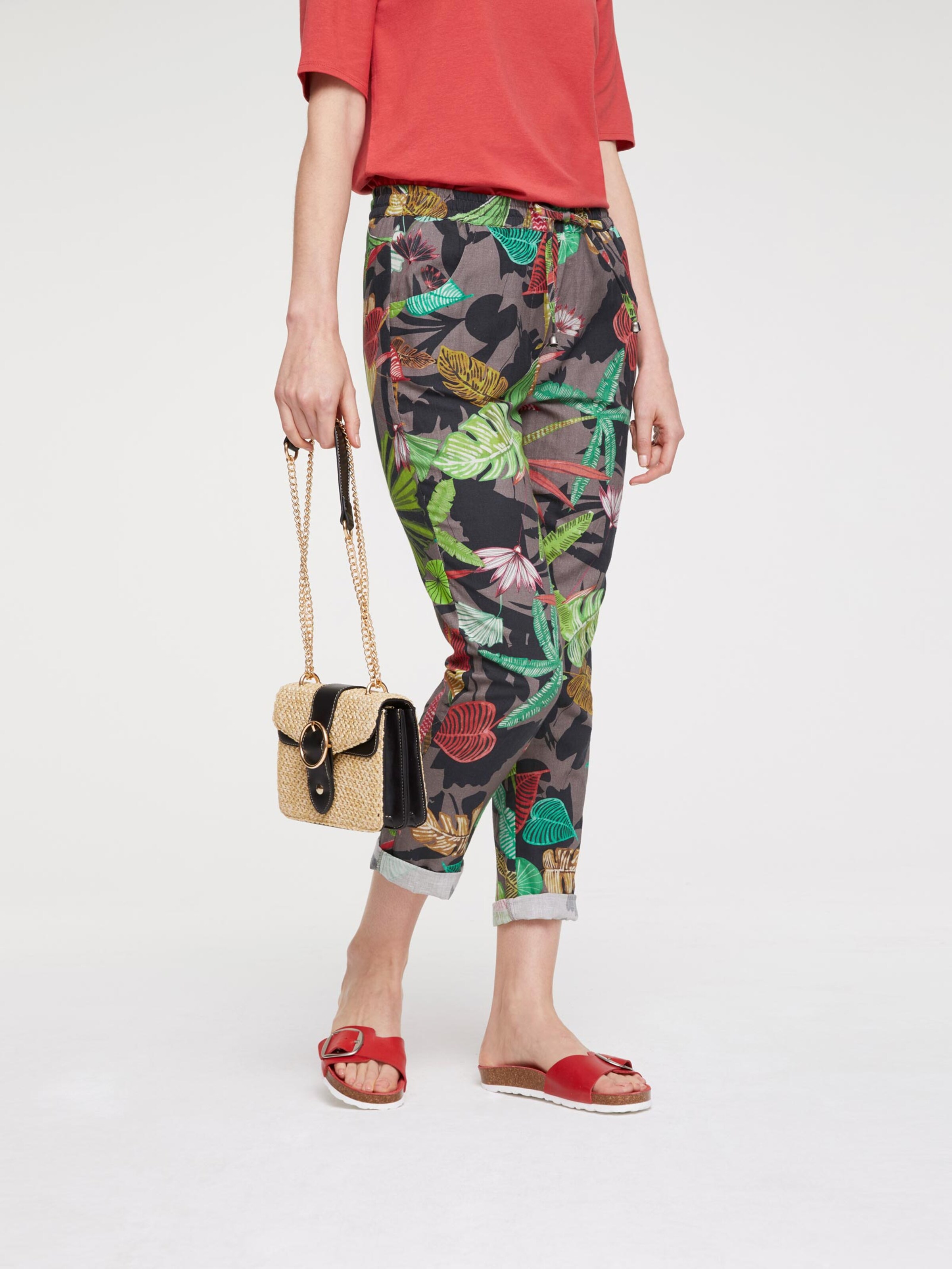 Broek met print