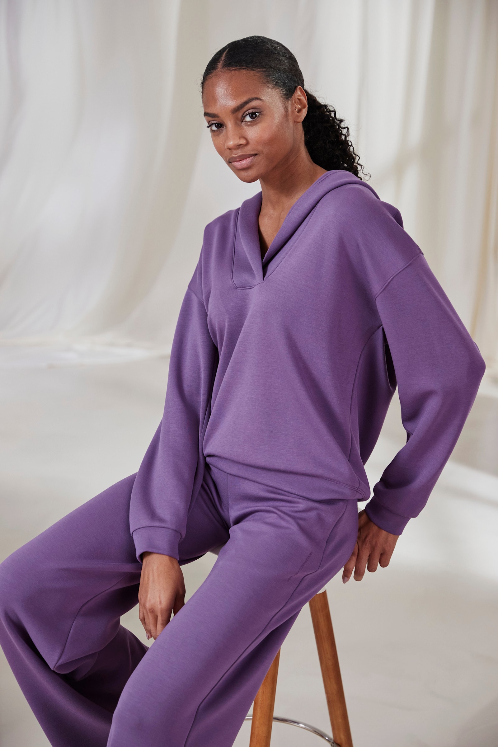 French Connection Sweat à capuche - lilas