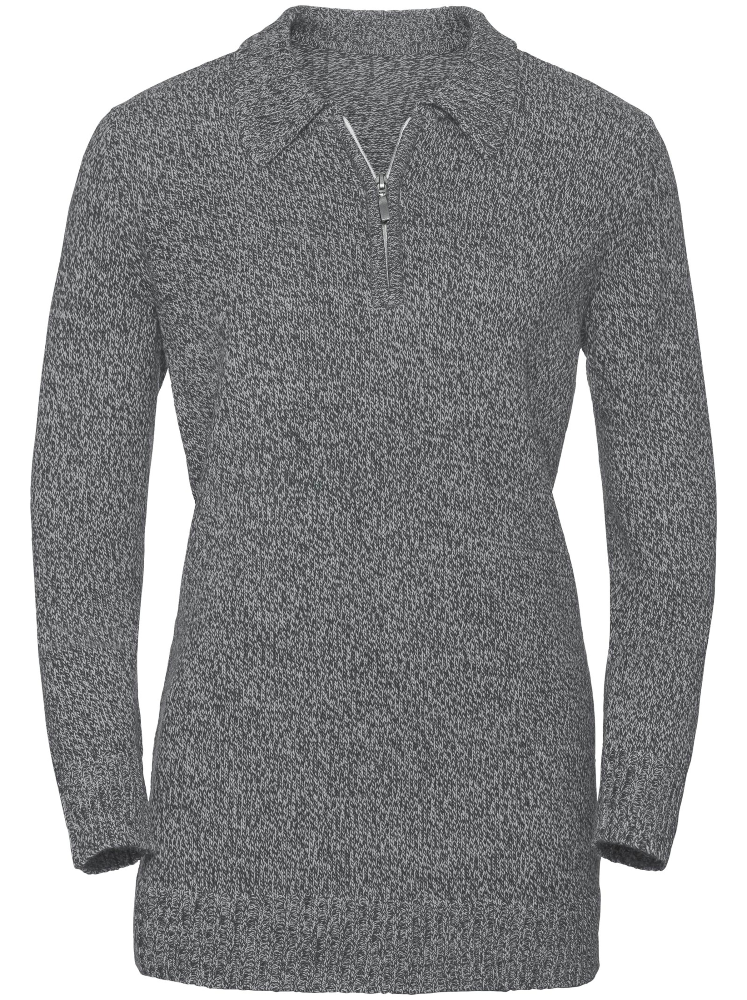 Pullover - anthrazit-meliert