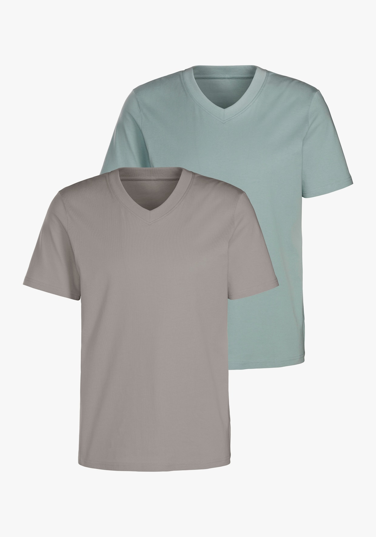 KangaROOS T-shirt - steengrijs/mint