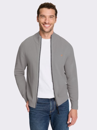 Marco Donati Shirtjacke - steingrau-marine