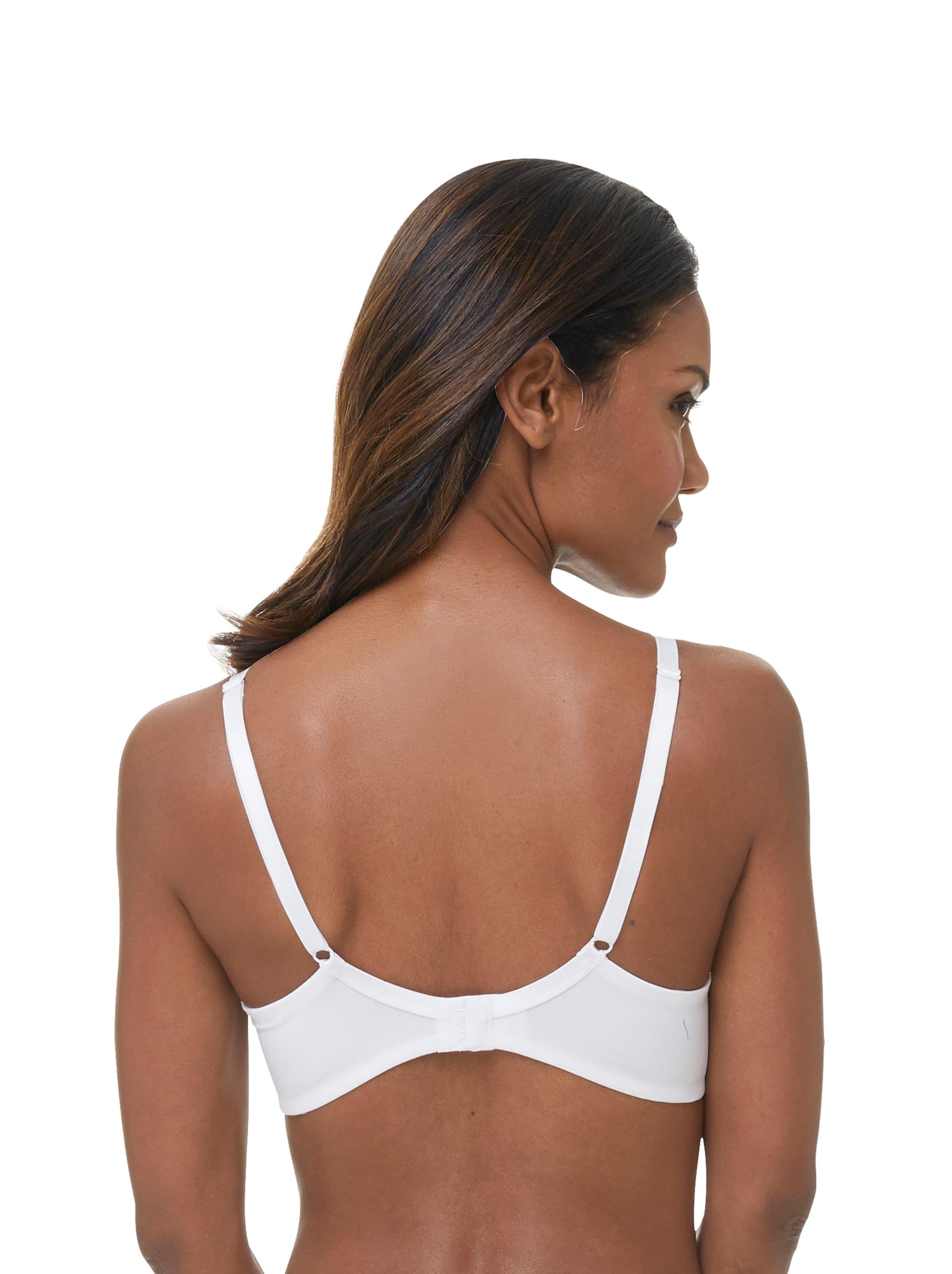 Viania T-Shirt-BH ohne Bügel - weiß