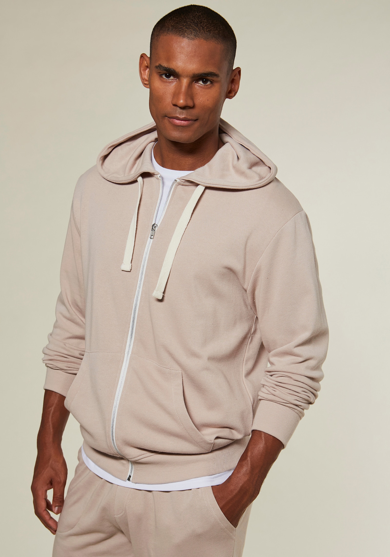 KangaROOS Kapuzensweatjacke - beige