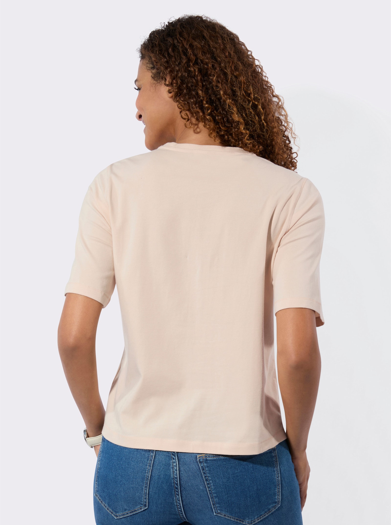 Spitzenshirt - elfenbein