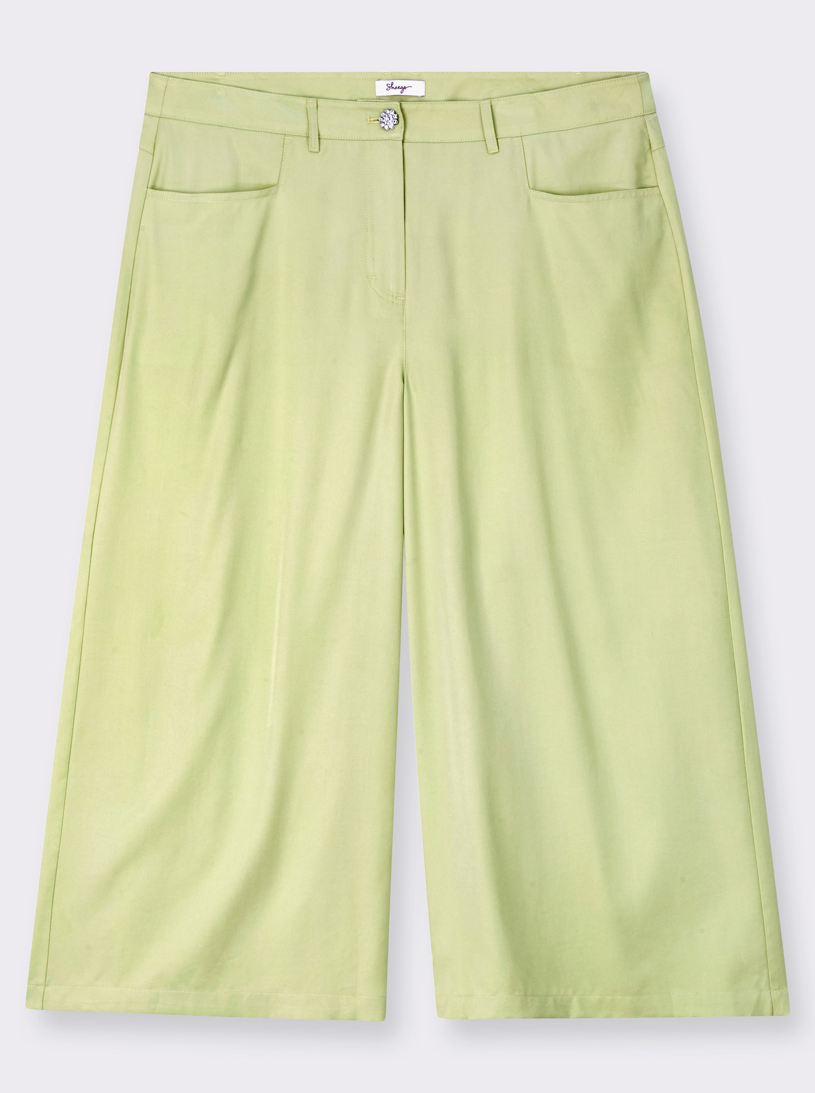 sheego Culotte in 7/8-Länge - pistazie