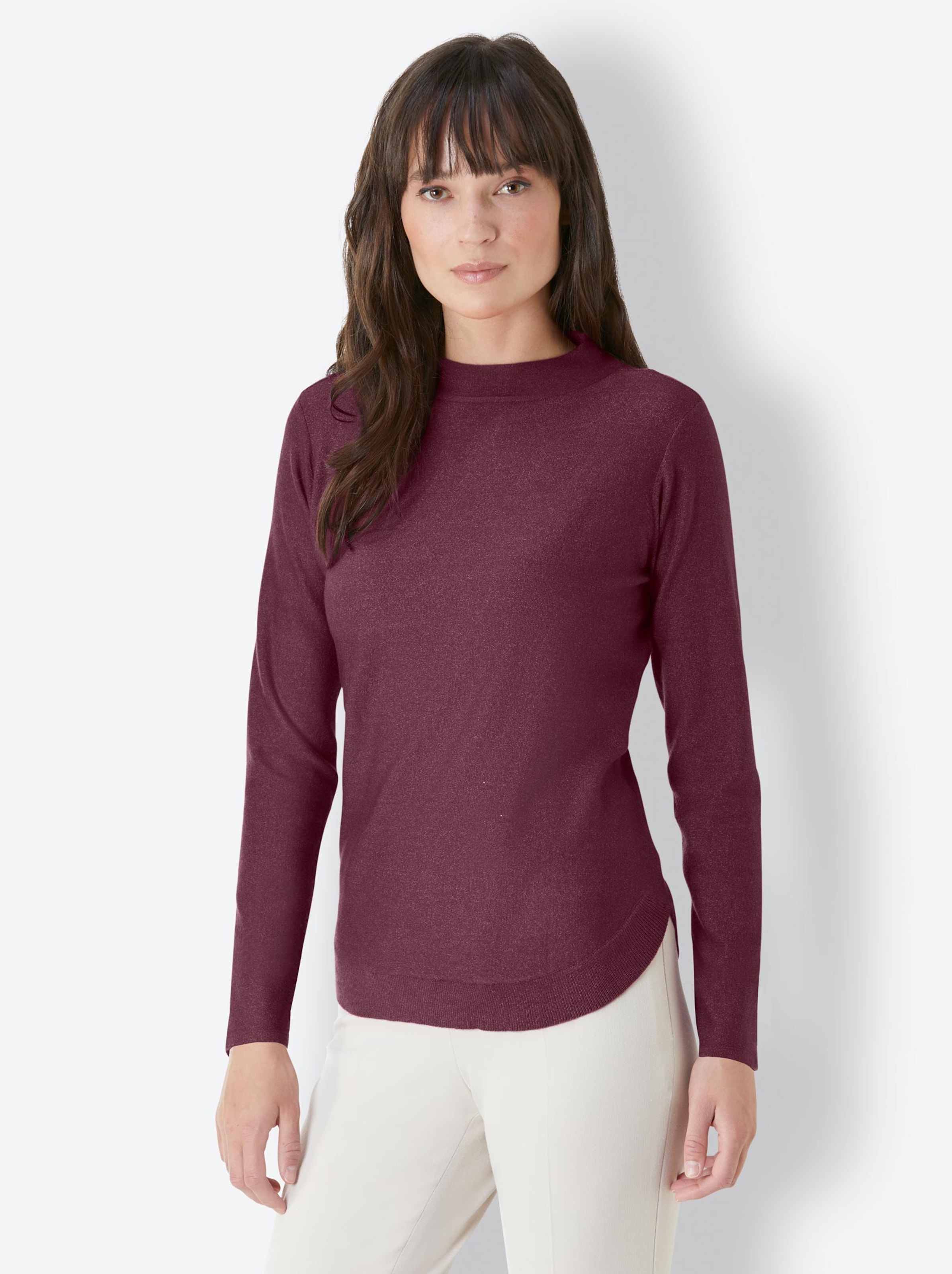 Pullover van modal-viscose