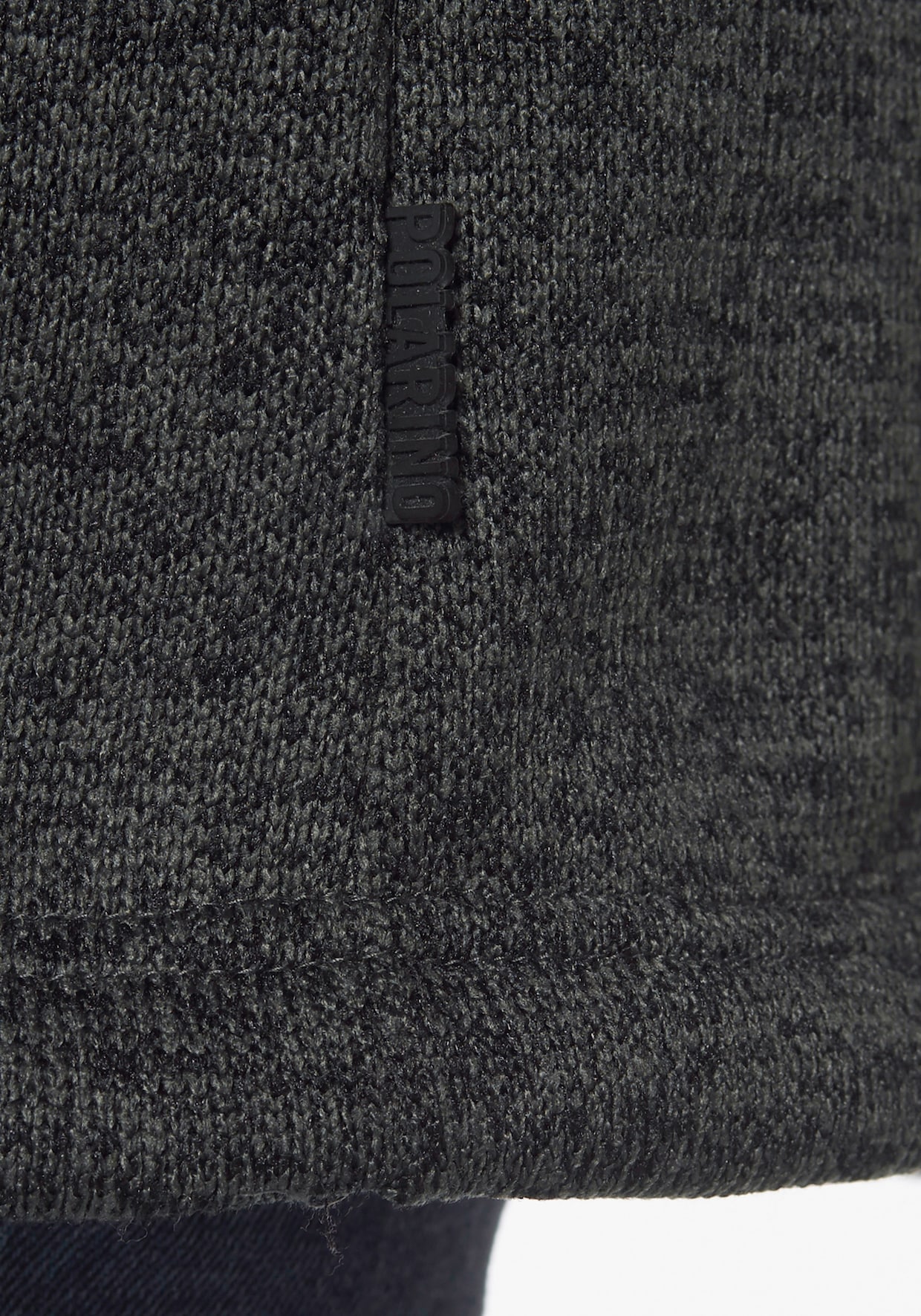 Strickfleecejacke - anthrazit