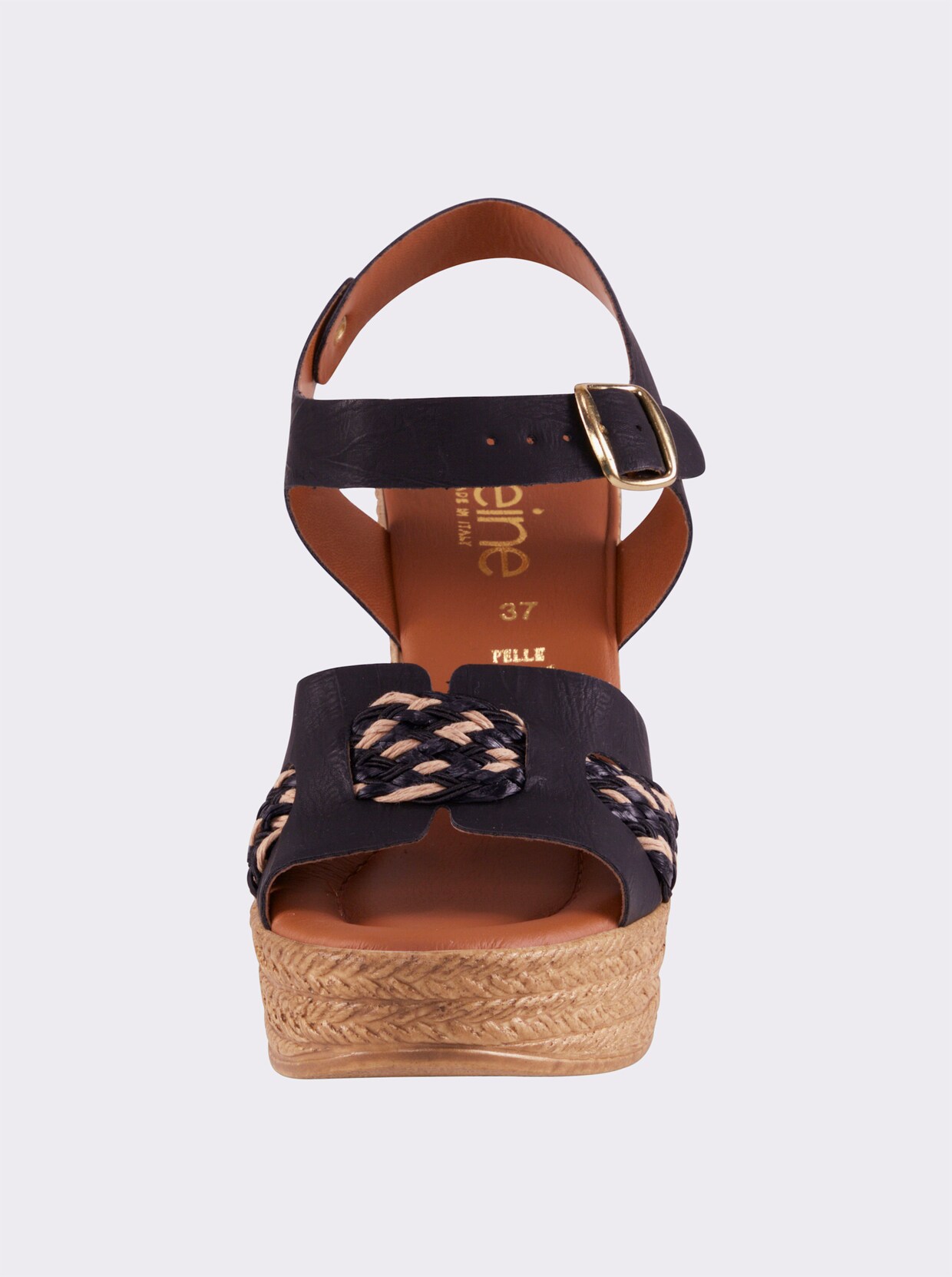 heine Sandalette - schwarz-beige
