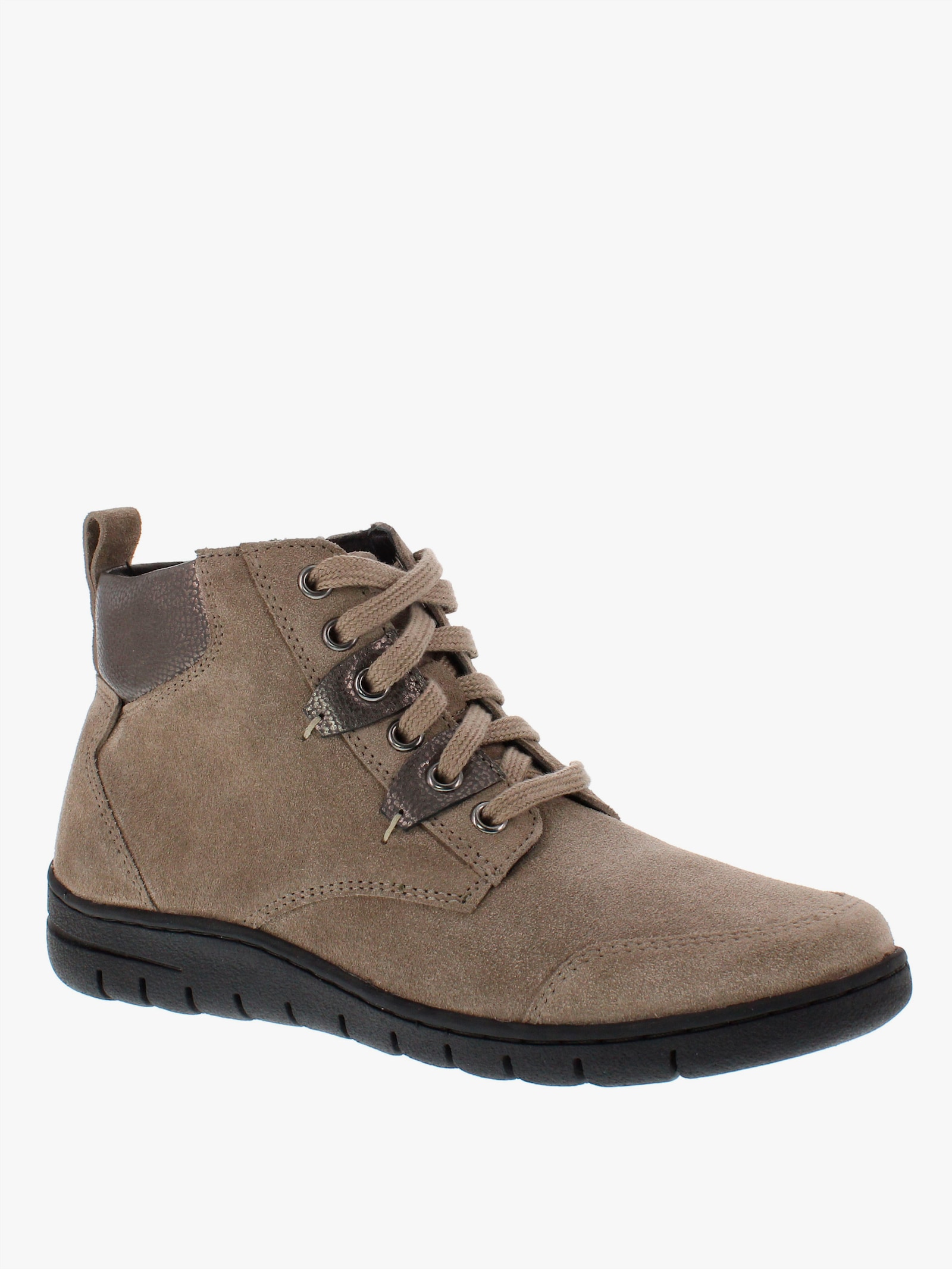 Stiefelette mit Warmfutter, von Naturläufer - taupe