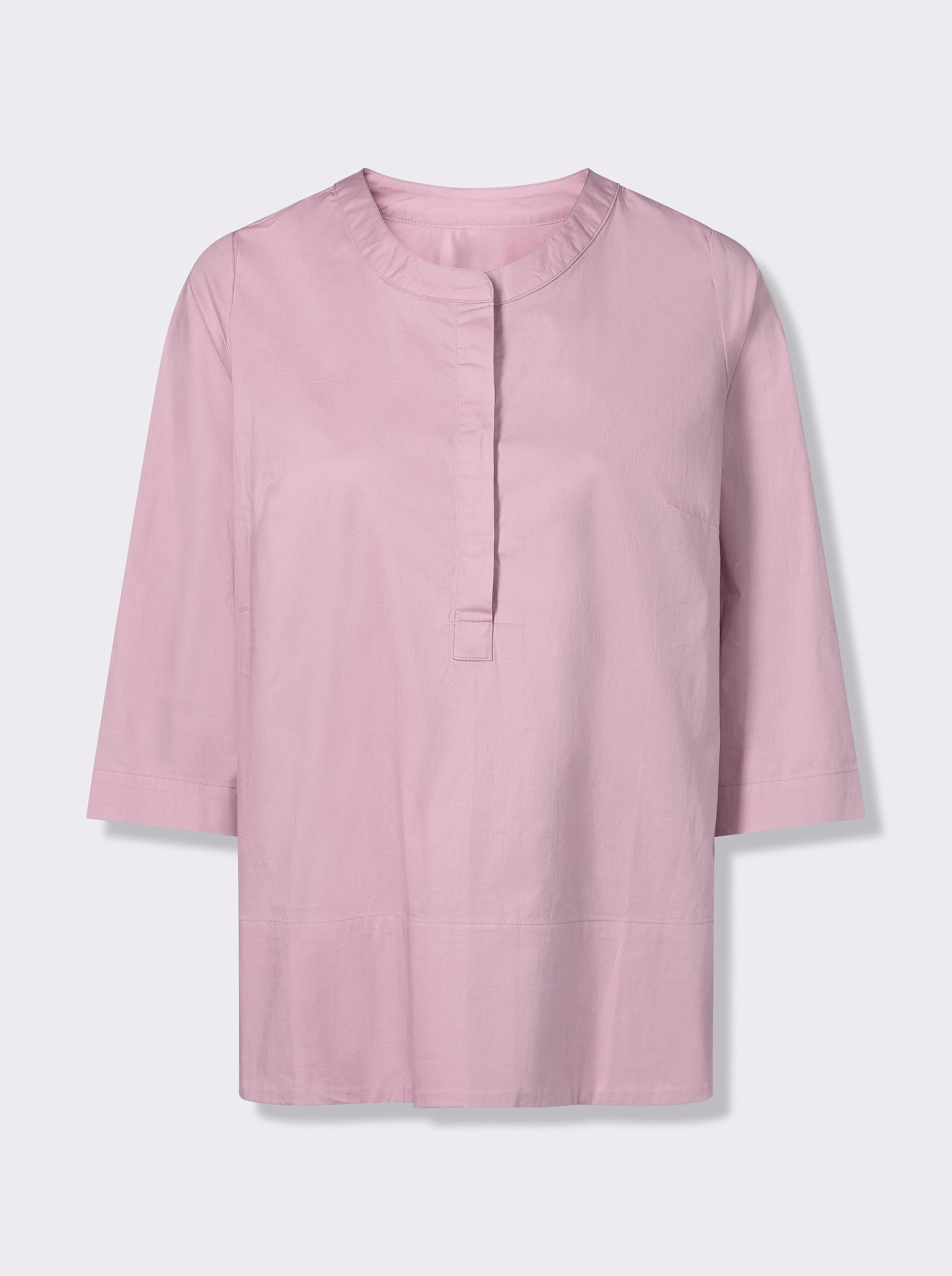 heine Baumwollbluse - rosé