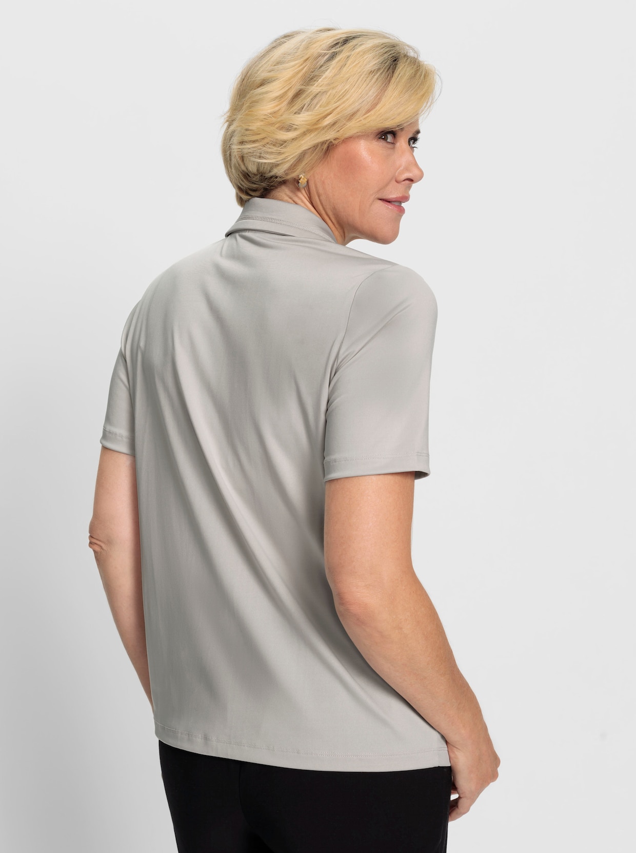 Poloshirt - lichtgrijs