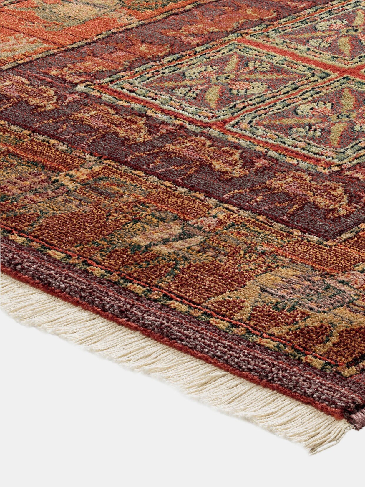 heine home Geweven tapijt - bont/terracotta