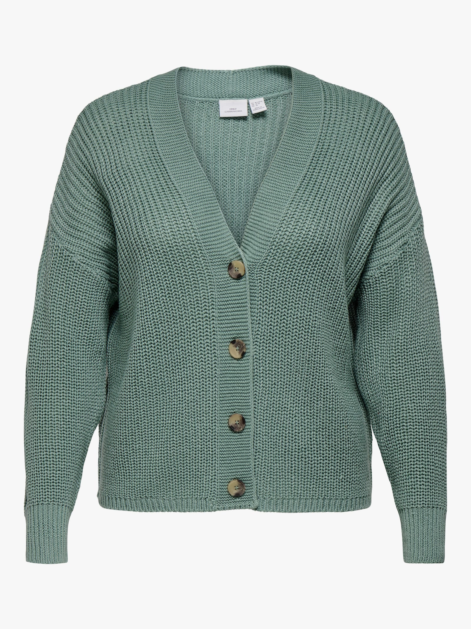 ONLY CARMAKOMA Strickjacke - chinois green