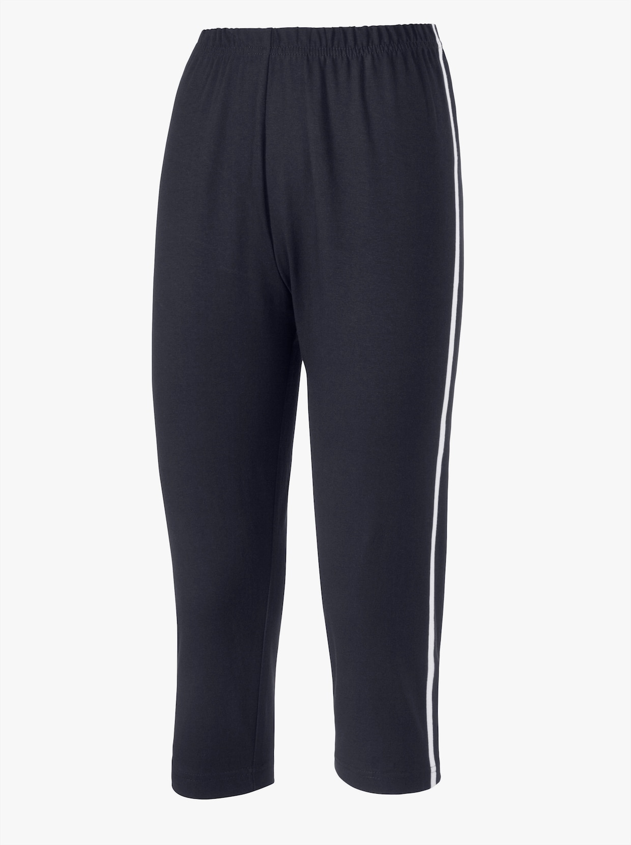 legging corsaire - marine-blanc