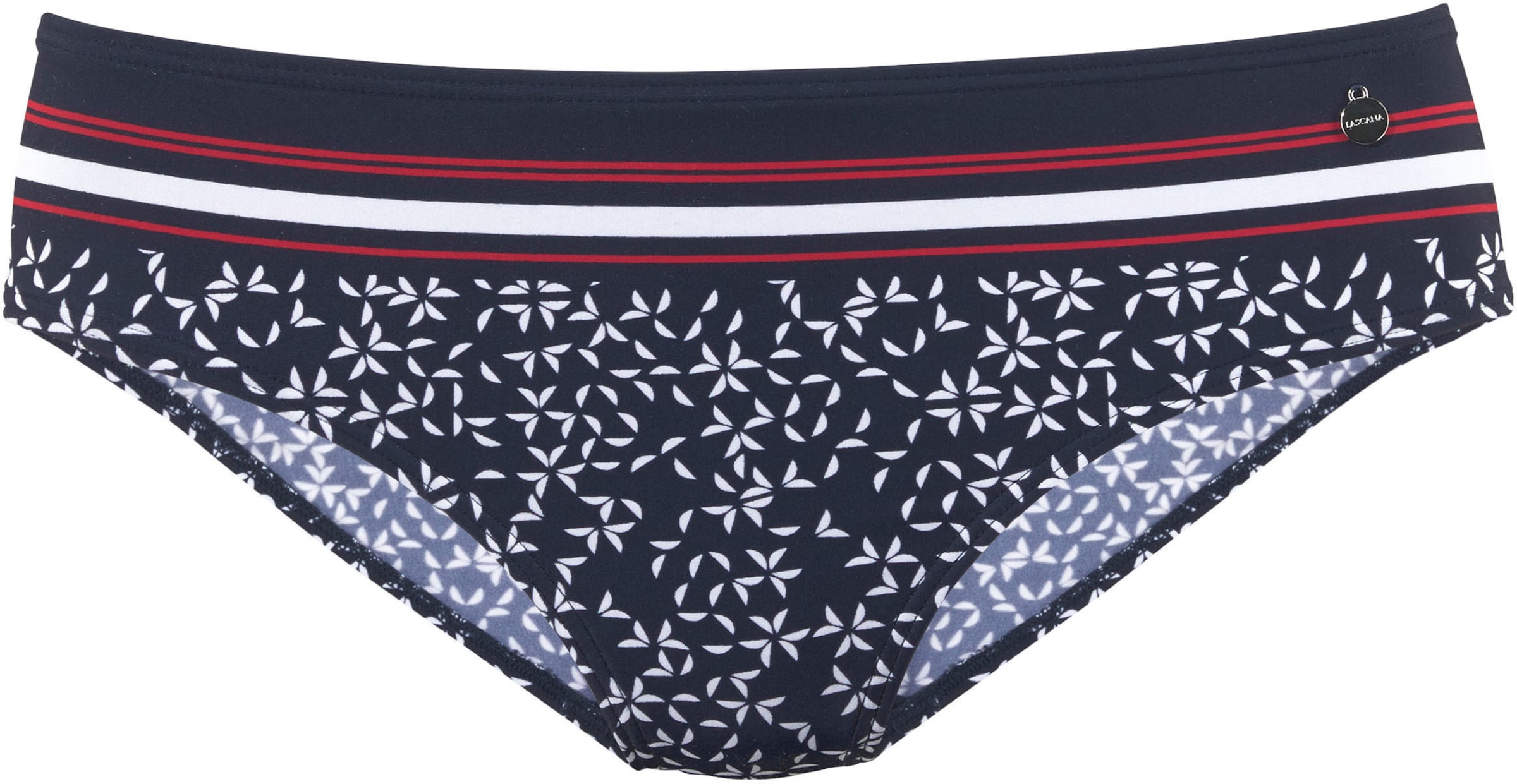 Luftwaffe/Marine günstig Kaufen-Bikini-Hose in marine-bedruckt von LASCANA. Bikini-Hose in marine-bedruckt von LASCANA <![CDATA[Bikini-Hose in etwas höher geschnittener Form von Lascana]]>. 