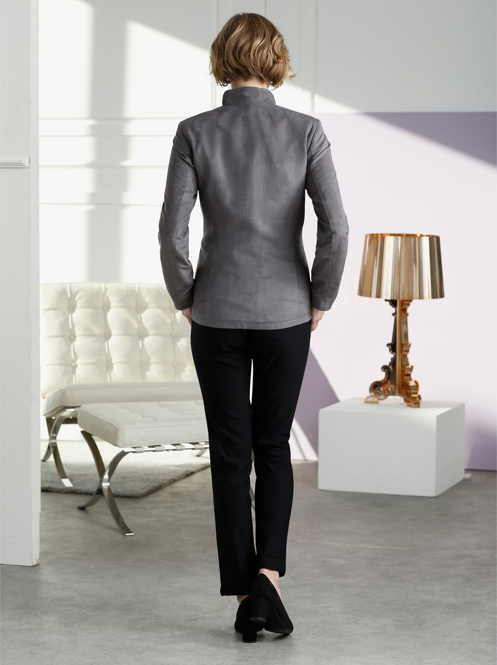 Broek van binnen opgeruwd - zwart