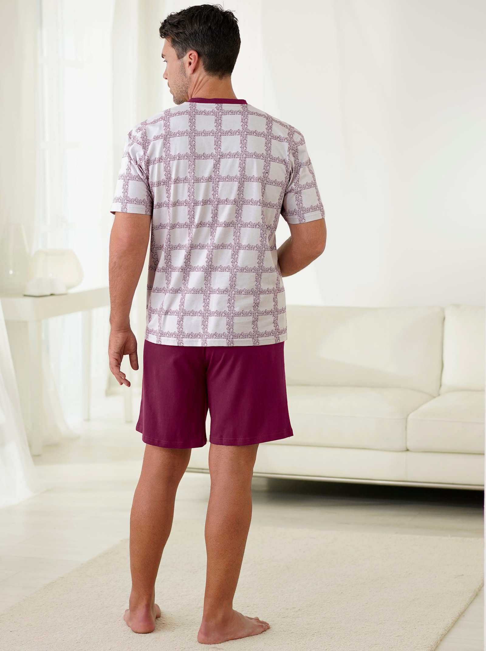 KINGsCLUB Shorty's - bleu + bordeaux