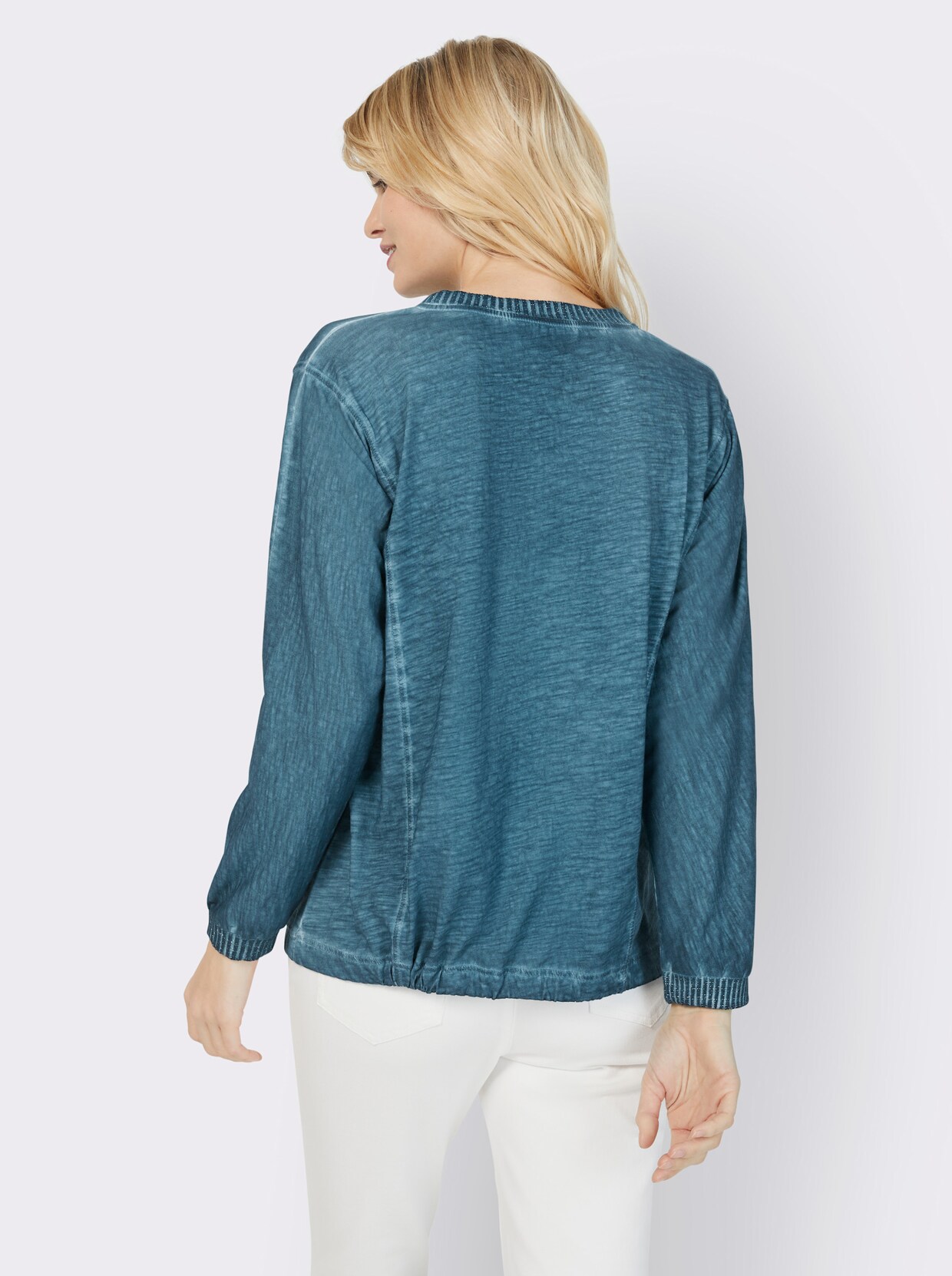 heine Shirt met lange mouwen - aquapetrol