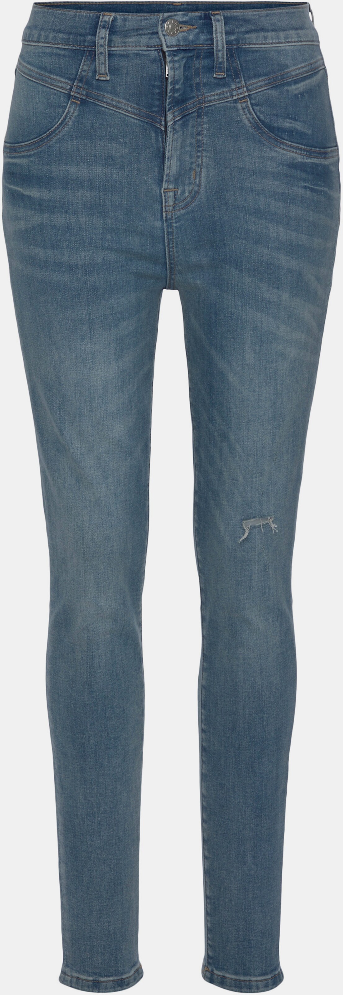 LASCANA High-waist-Jeans - blue-washed